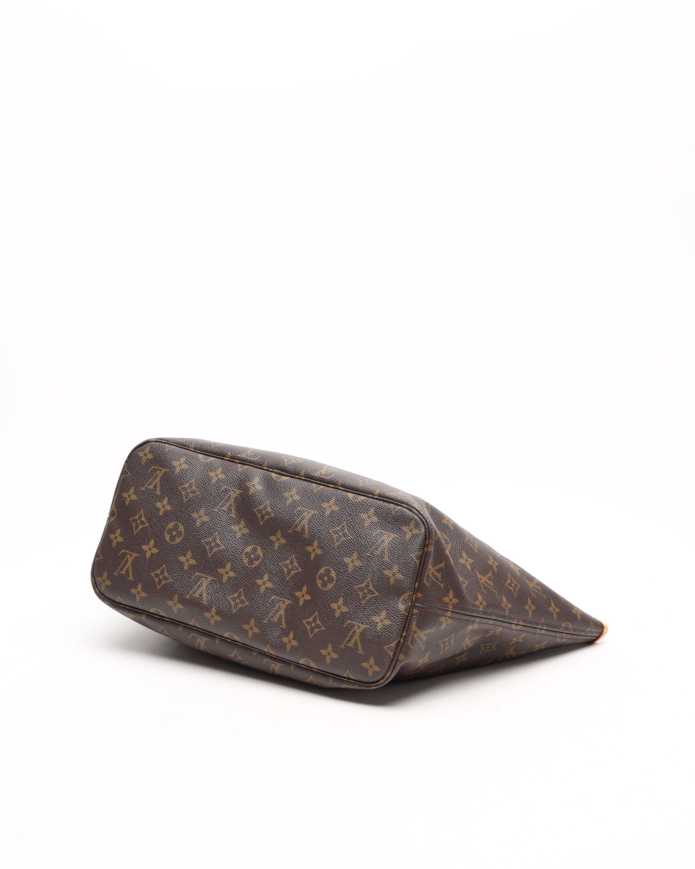 Pre-owned Louis Vuitton Monogram Neverfull Mm Tote Bag In Brown