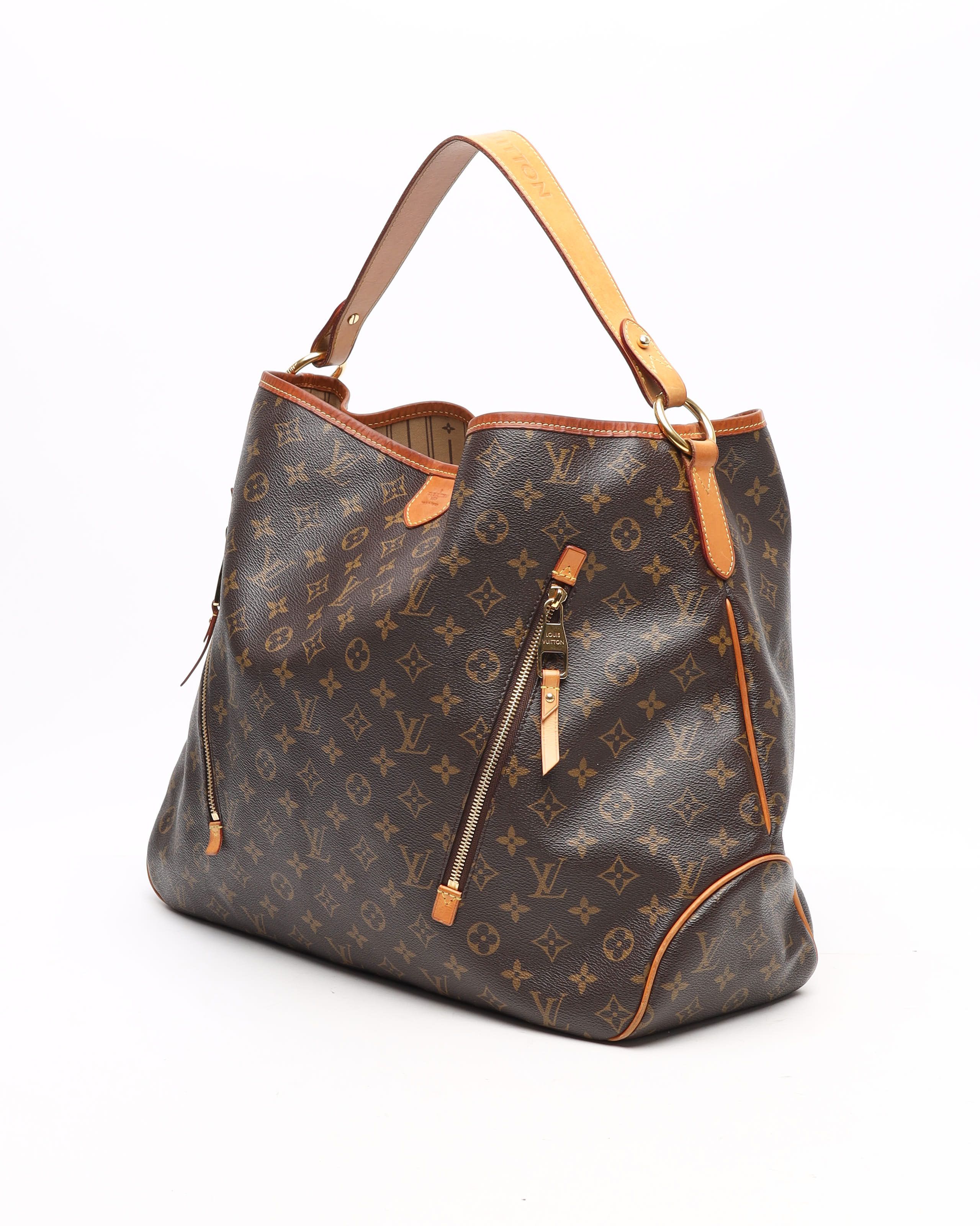 Pre-owned Louis Vuitton Monogram Delightful Gm Bag In Brown