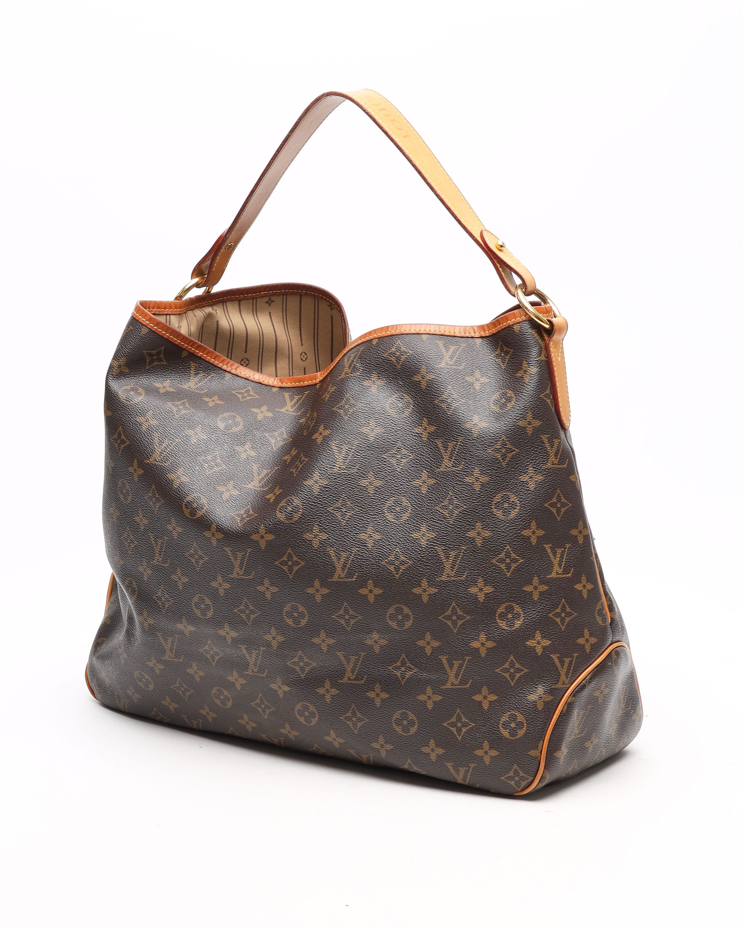 Pre-owned Louis Vuitton Monogram Delightful Gm Bag In Brown