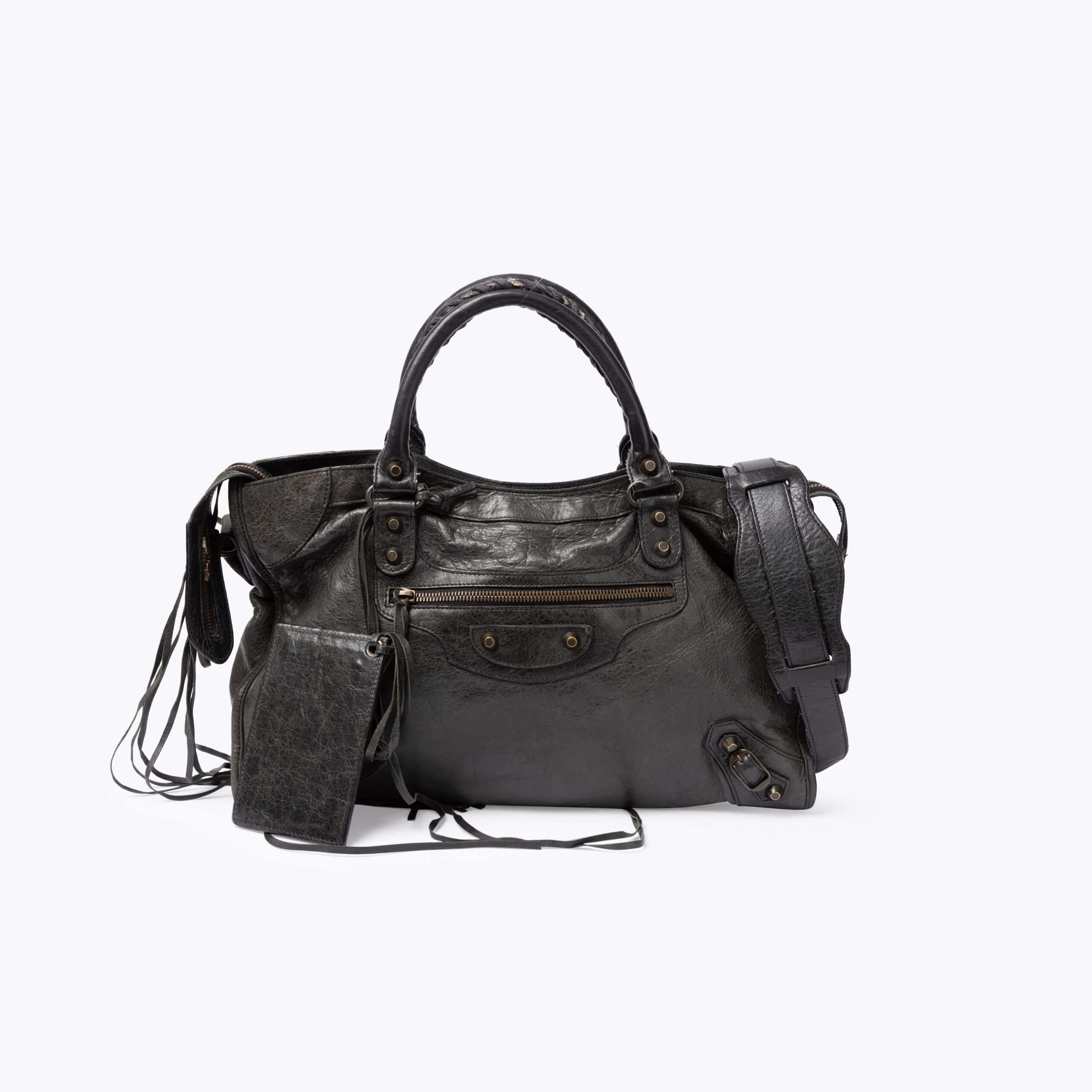 BALENCIAGA Motocross Classic City Shoulder Bag