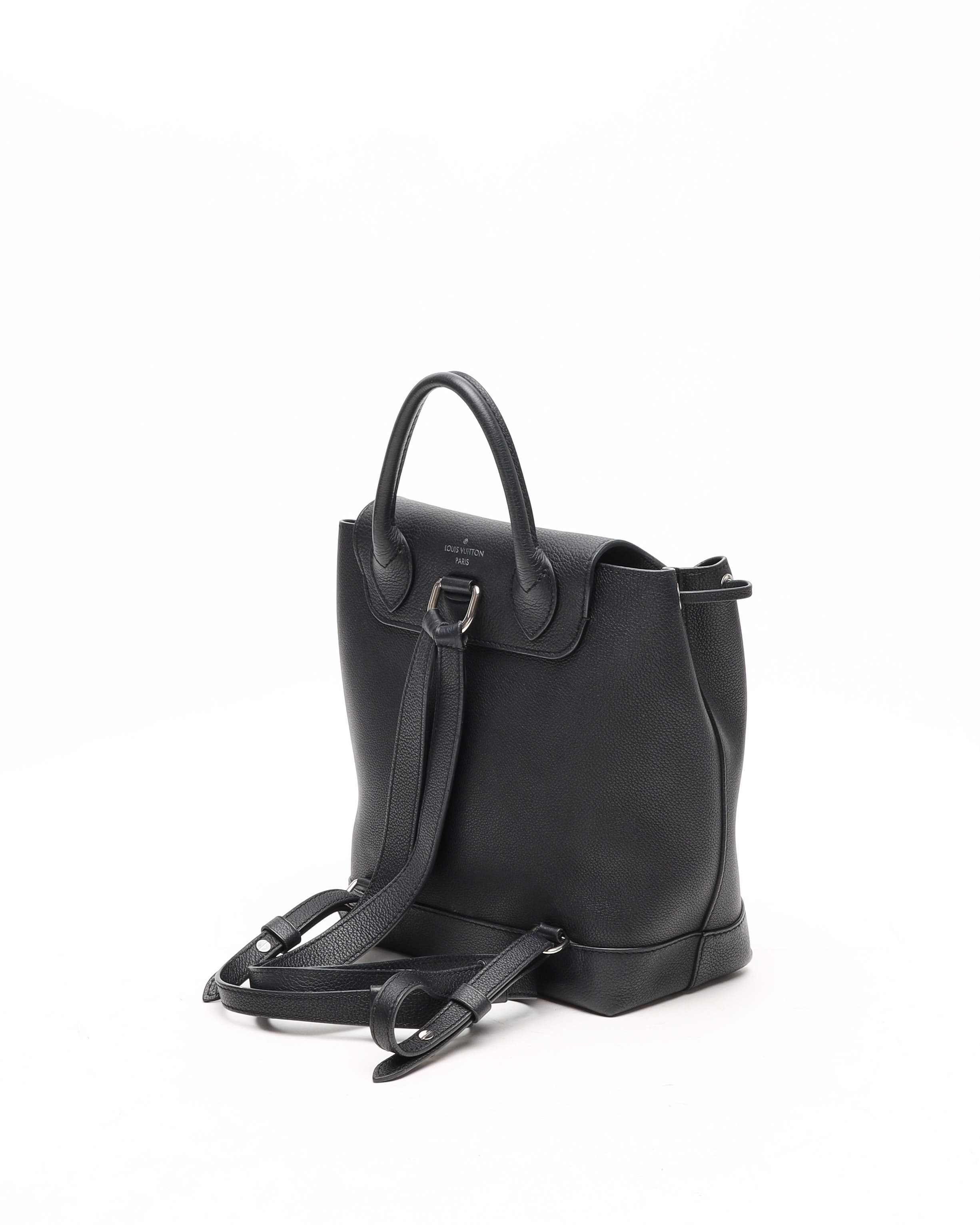 Pre-owned Louis Vuitton Lockme Backpack In Black