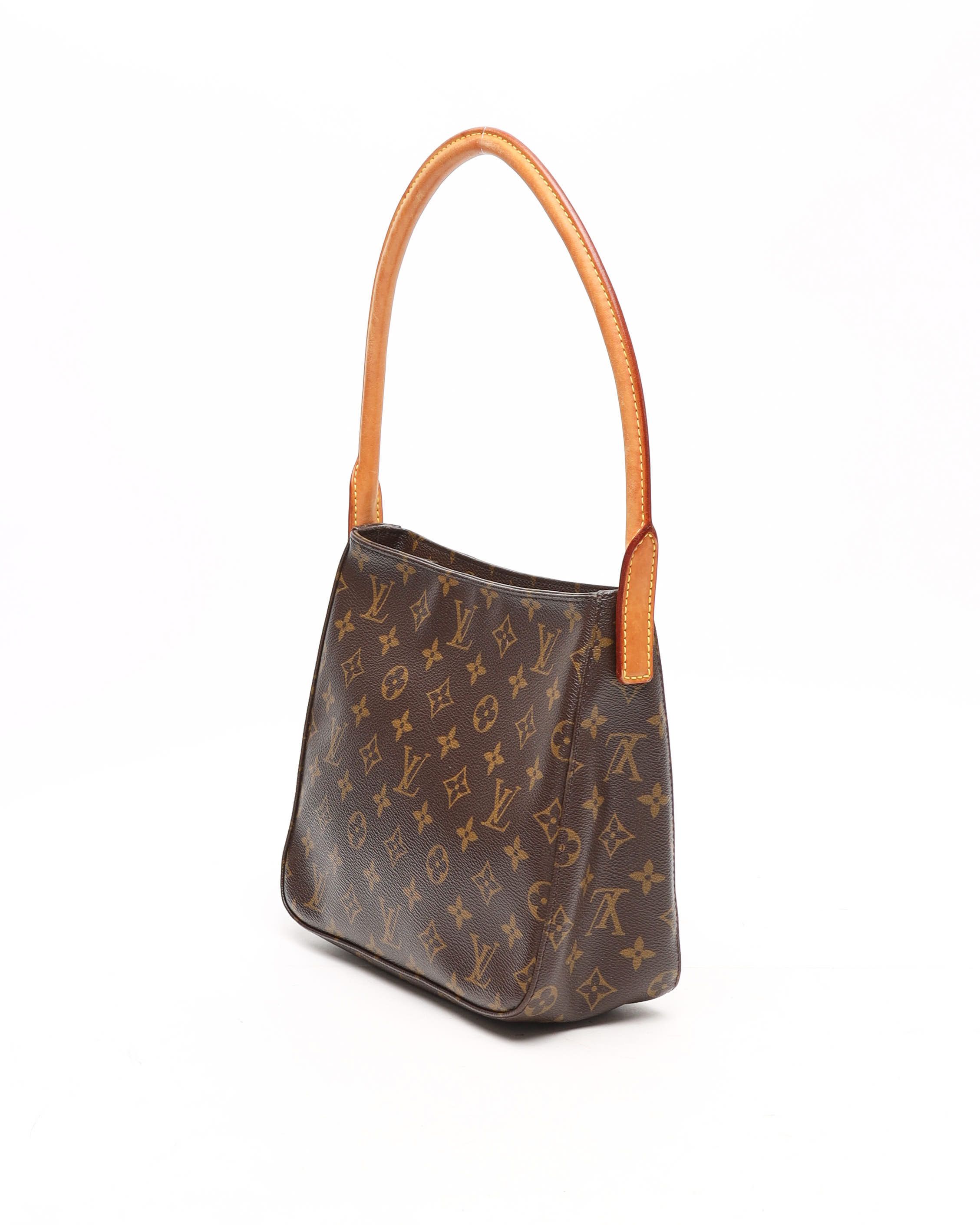 Pre-owned Louis Vuitton Monogram Looping Mm Bag In Brown