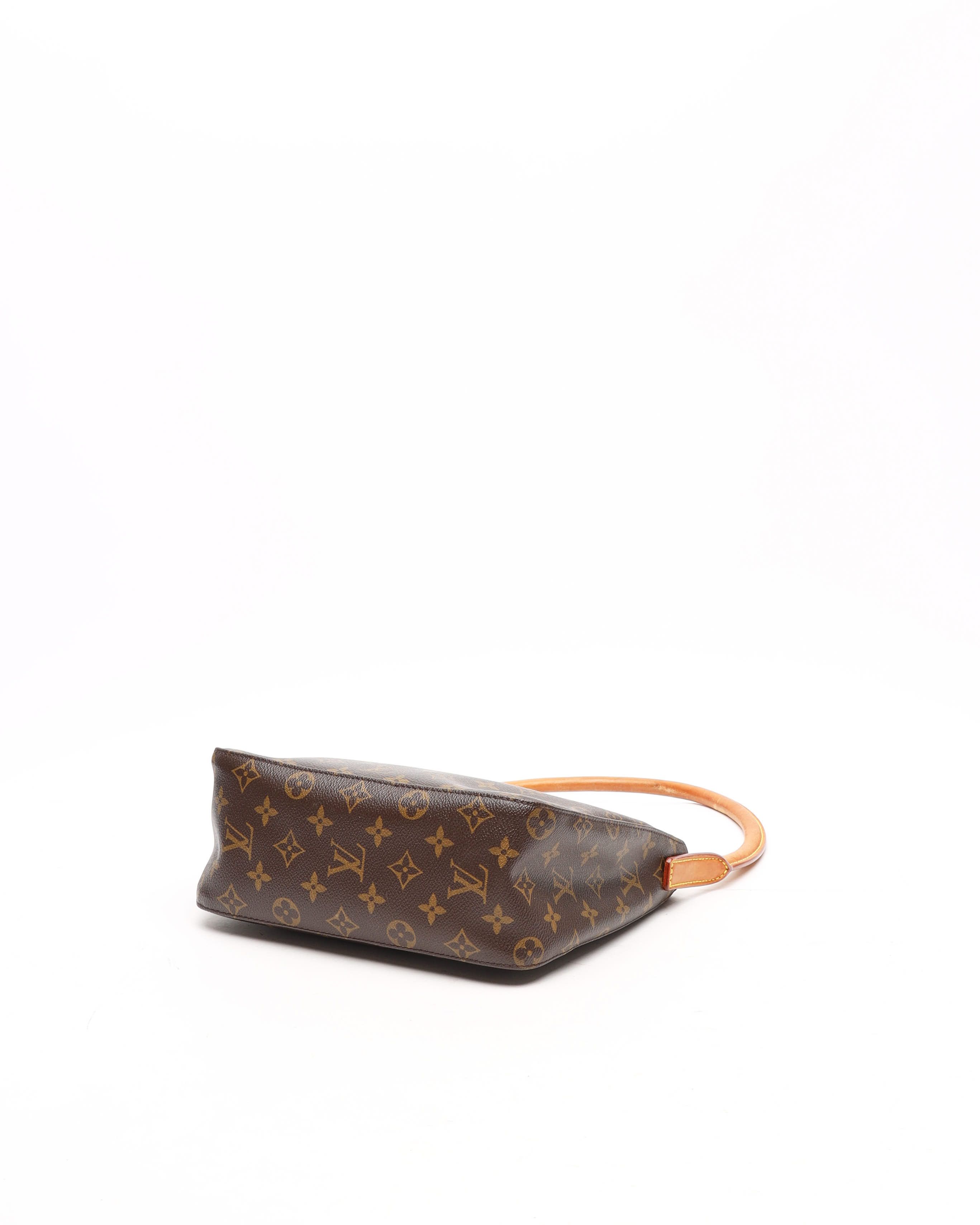 Pre-owned Louis Vuitton Monogram Looping Mm Bag In Brown