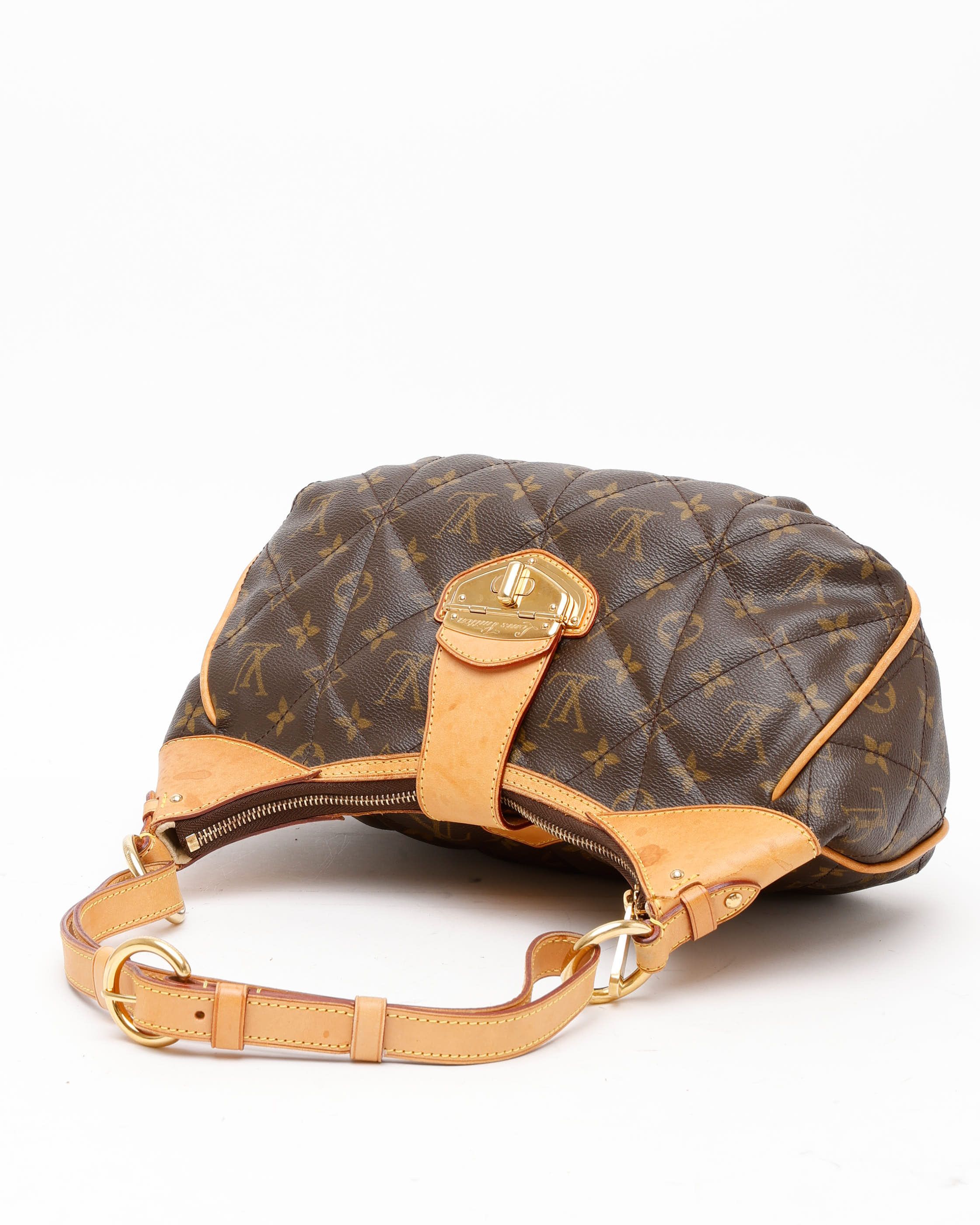 Pre-owned Louis Vuitton Monogram Etoile City Bag In Brown