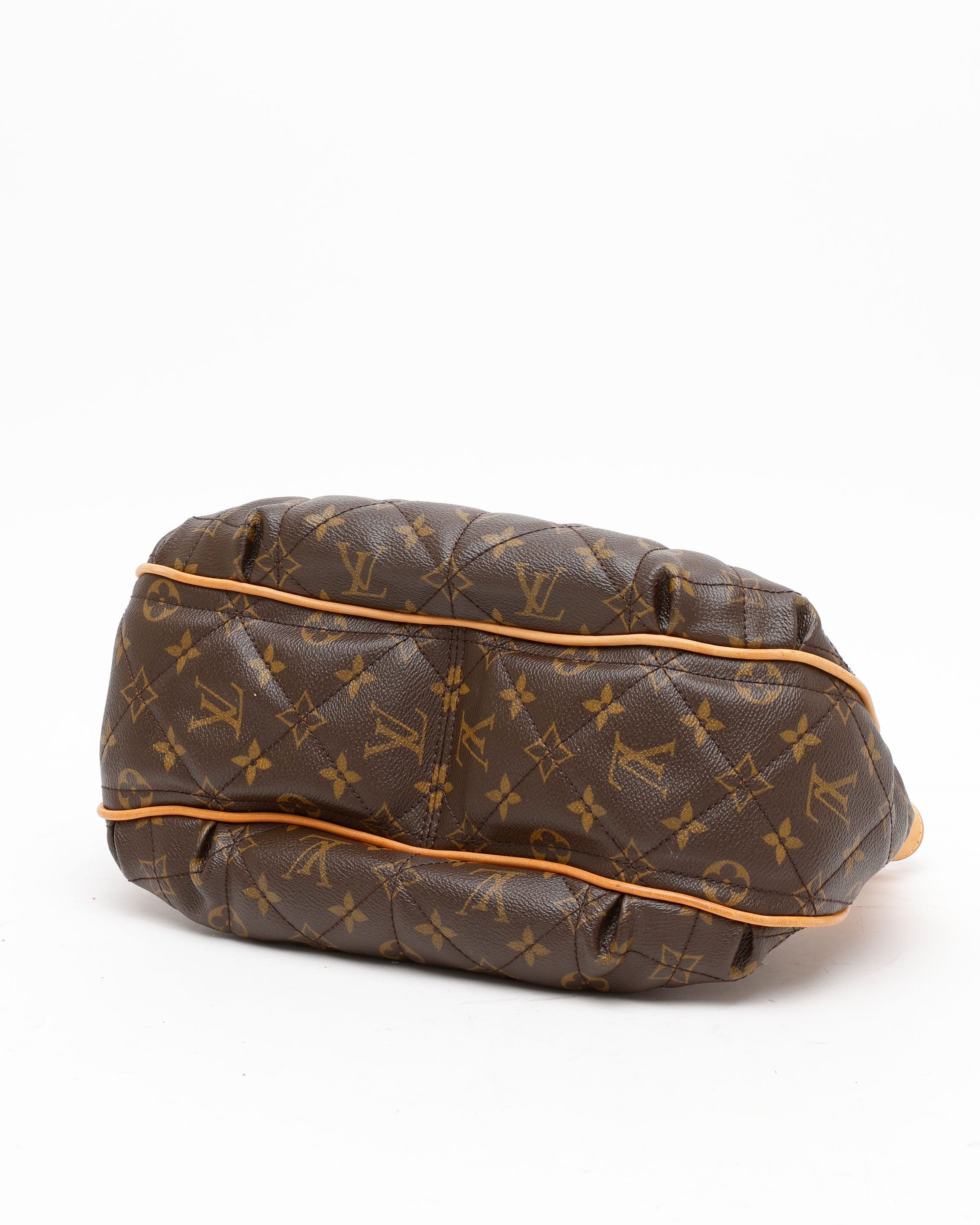 Pre-owned Louis Vuitton Monogram Etoile City Bag In Brown