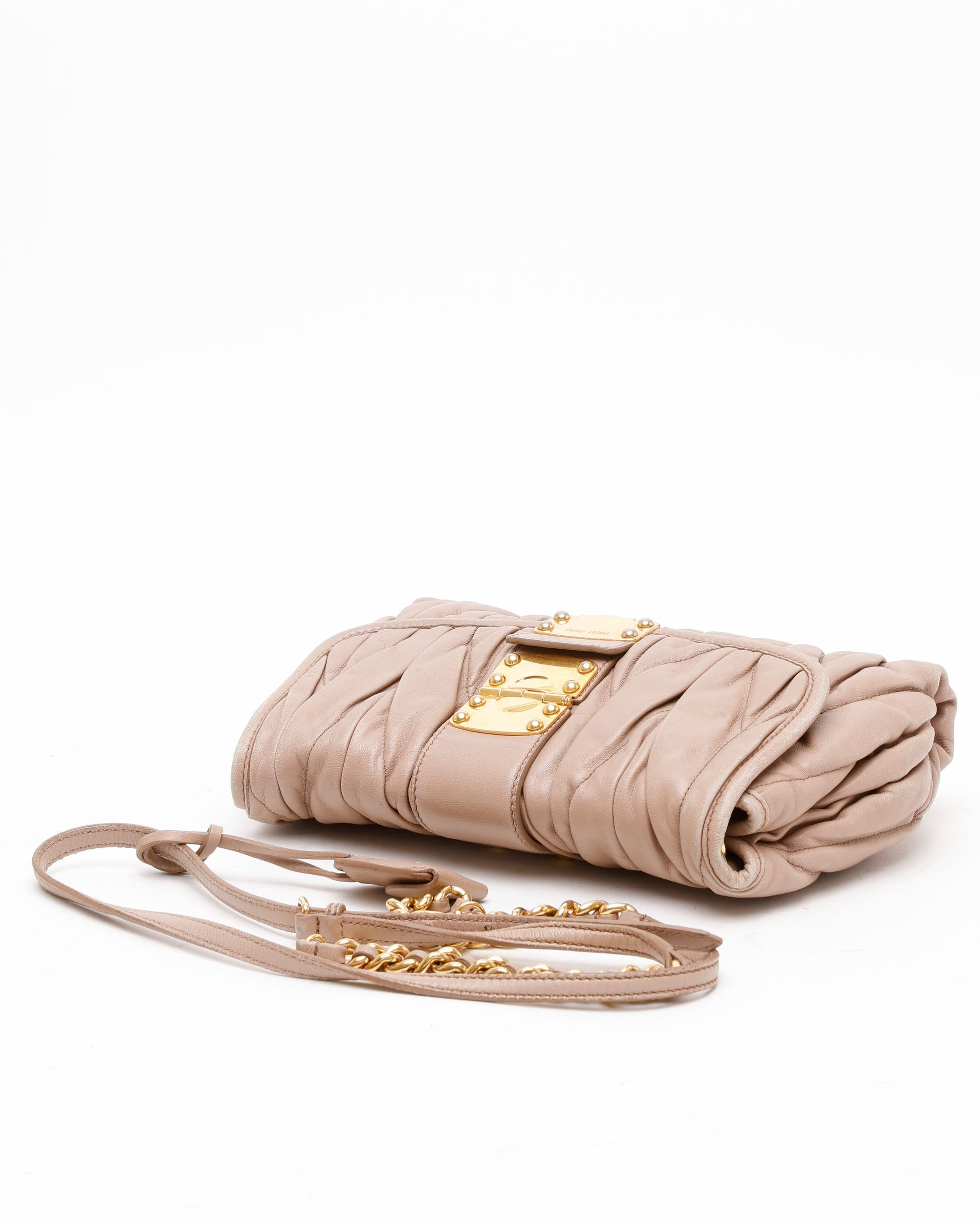 Miu Miu Matlassé Crossbody Bag