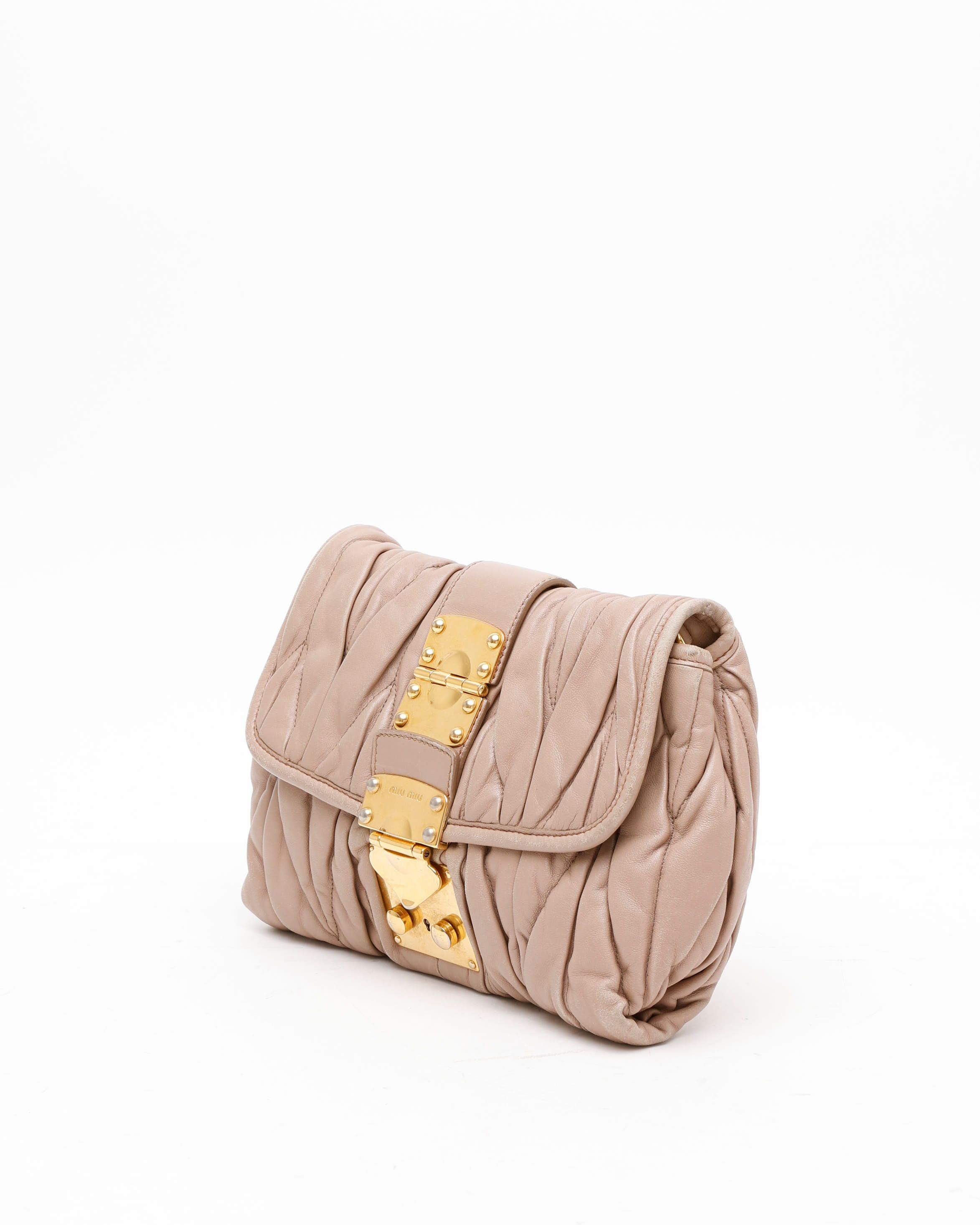 Miu Miu Matlassé Crossbody Bag