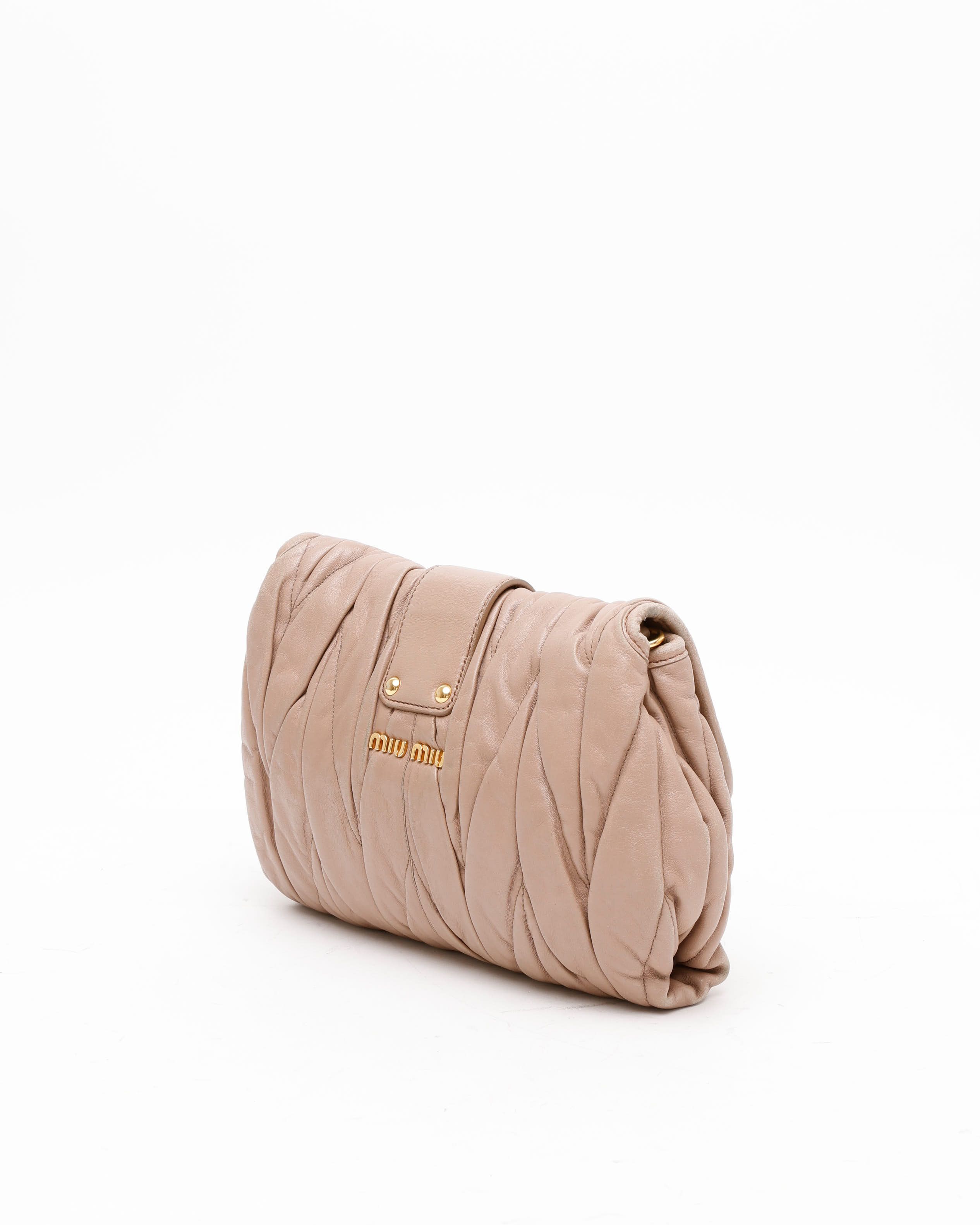 Miu Miu Matlassé Crossbody Bag