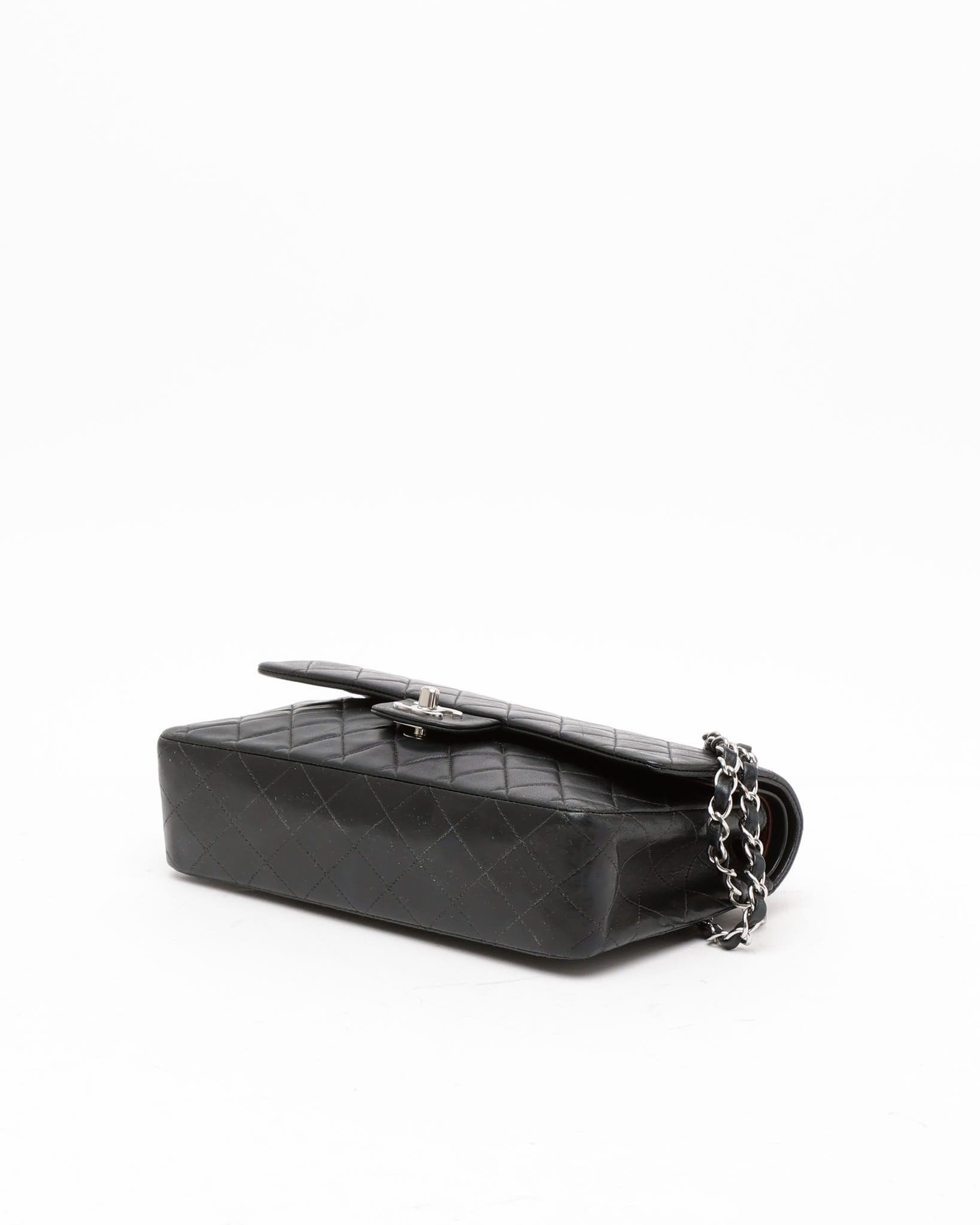 Pre-owned Chanel Classic Medium Double Flap Bag In Black