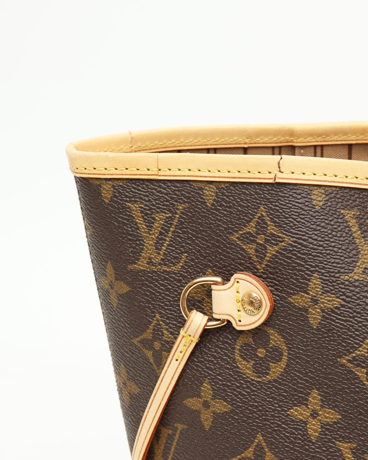 Pre-owned Louis Vuitton Monogram Neverfull Mm Tote Bag In Brown