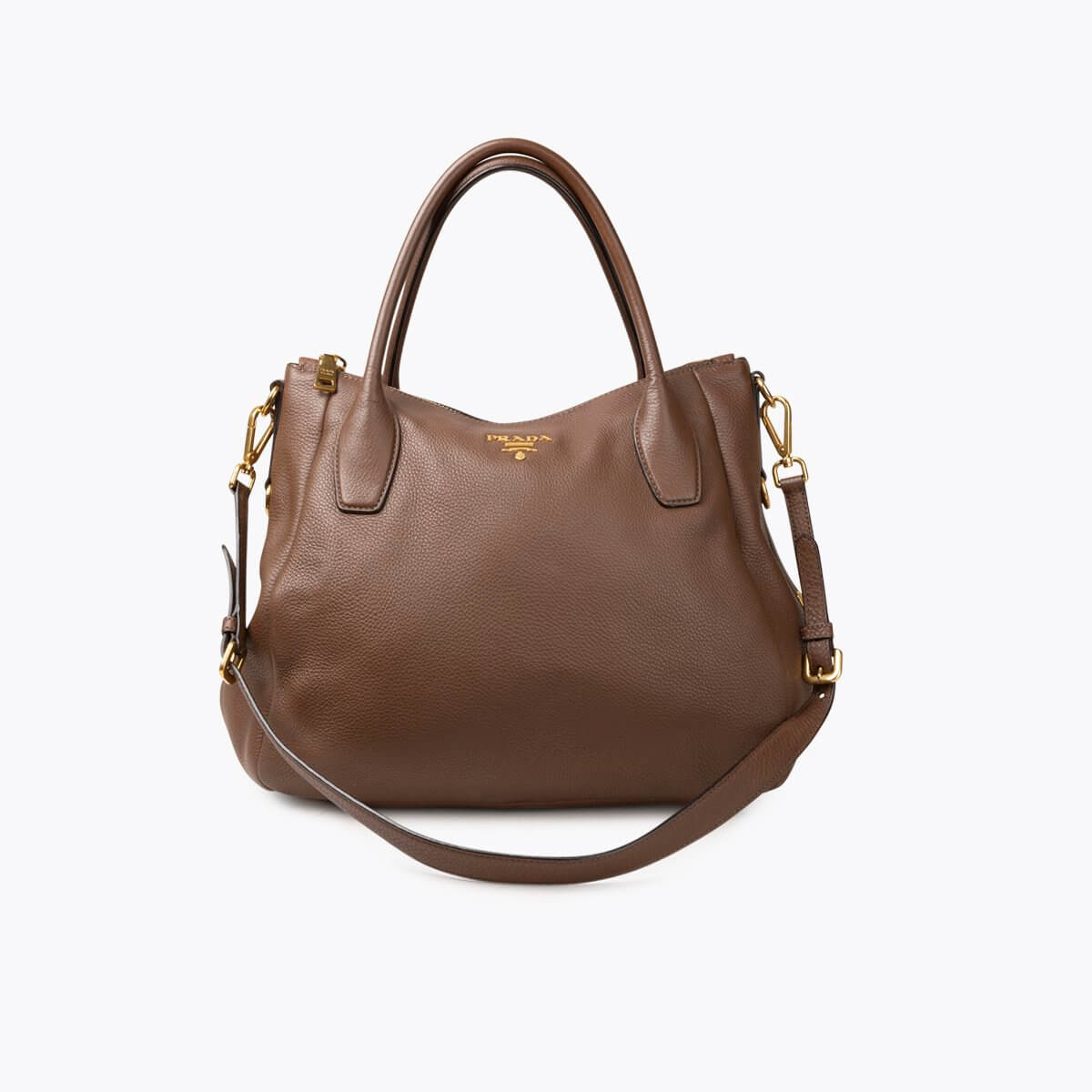 PRADA Vitello Daino Tote Bag