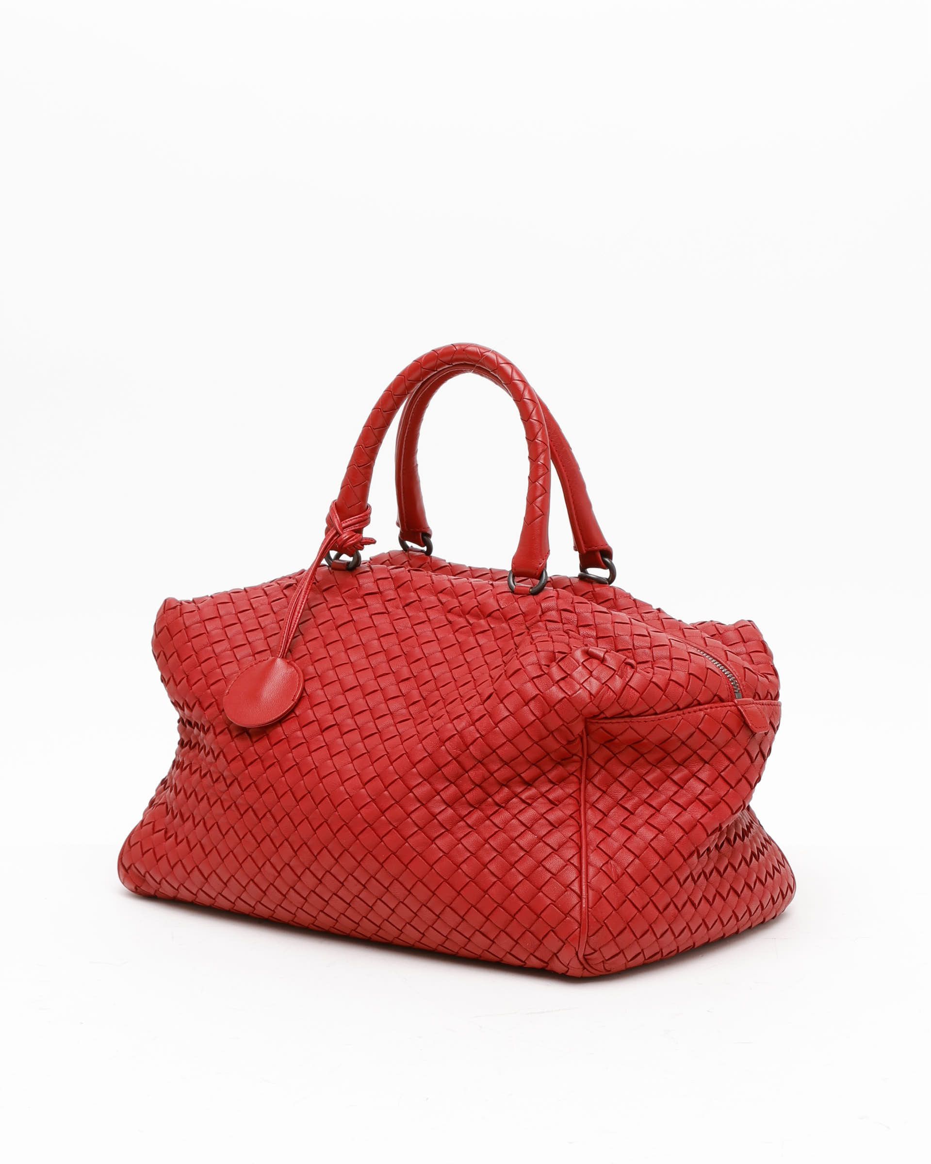Bottega Veneta Intrecciato Boston Bag