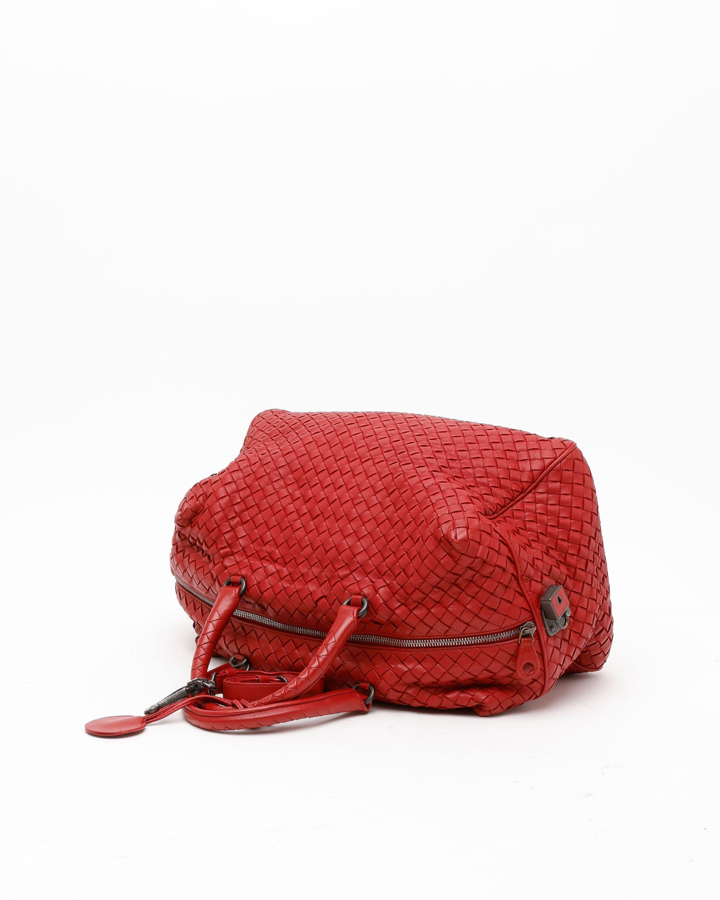 Bottega Veneta Intrecciato Boston Bag