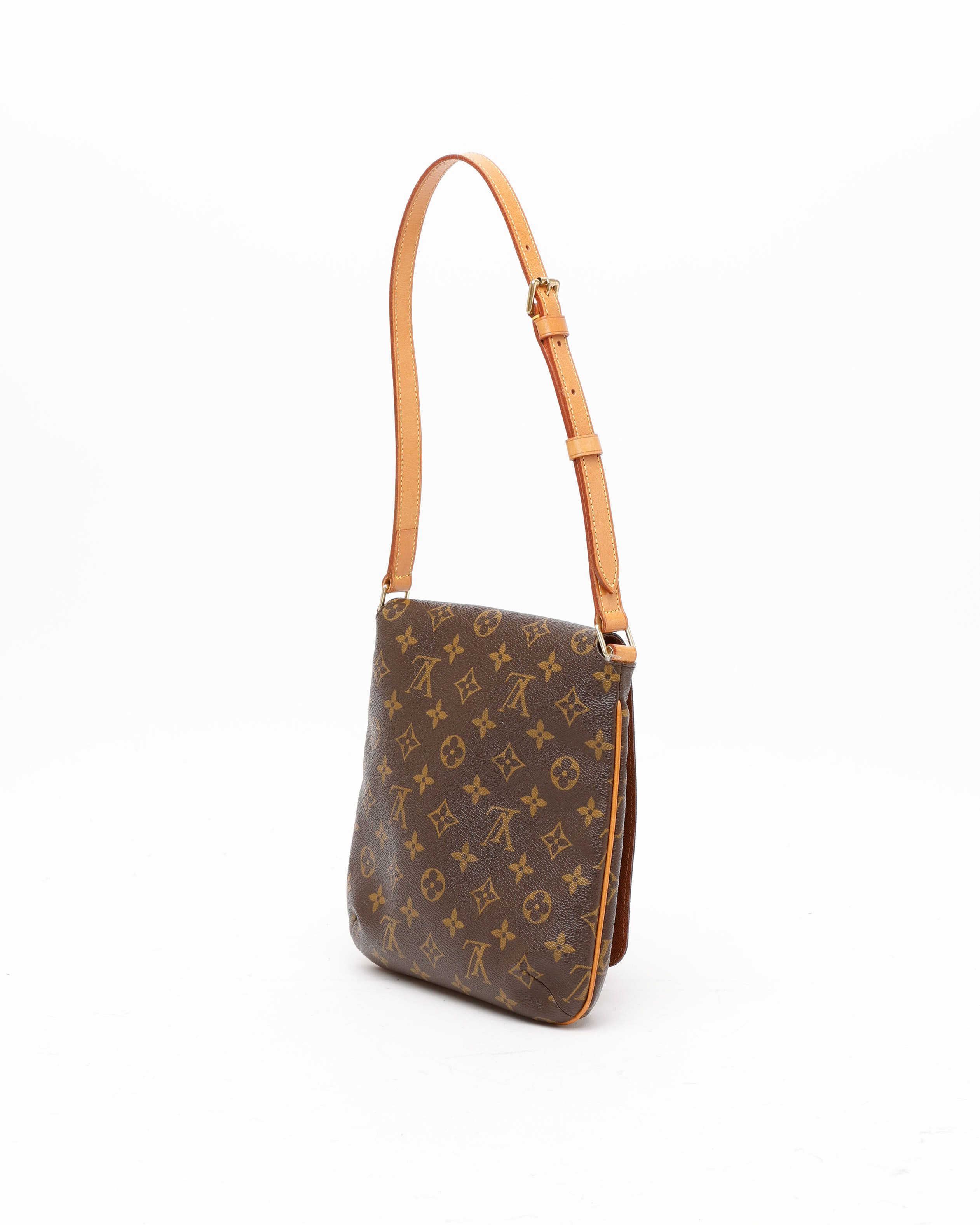 Pre-owned Louis Vuitton Monogram Musette Salsa Bag In Brown