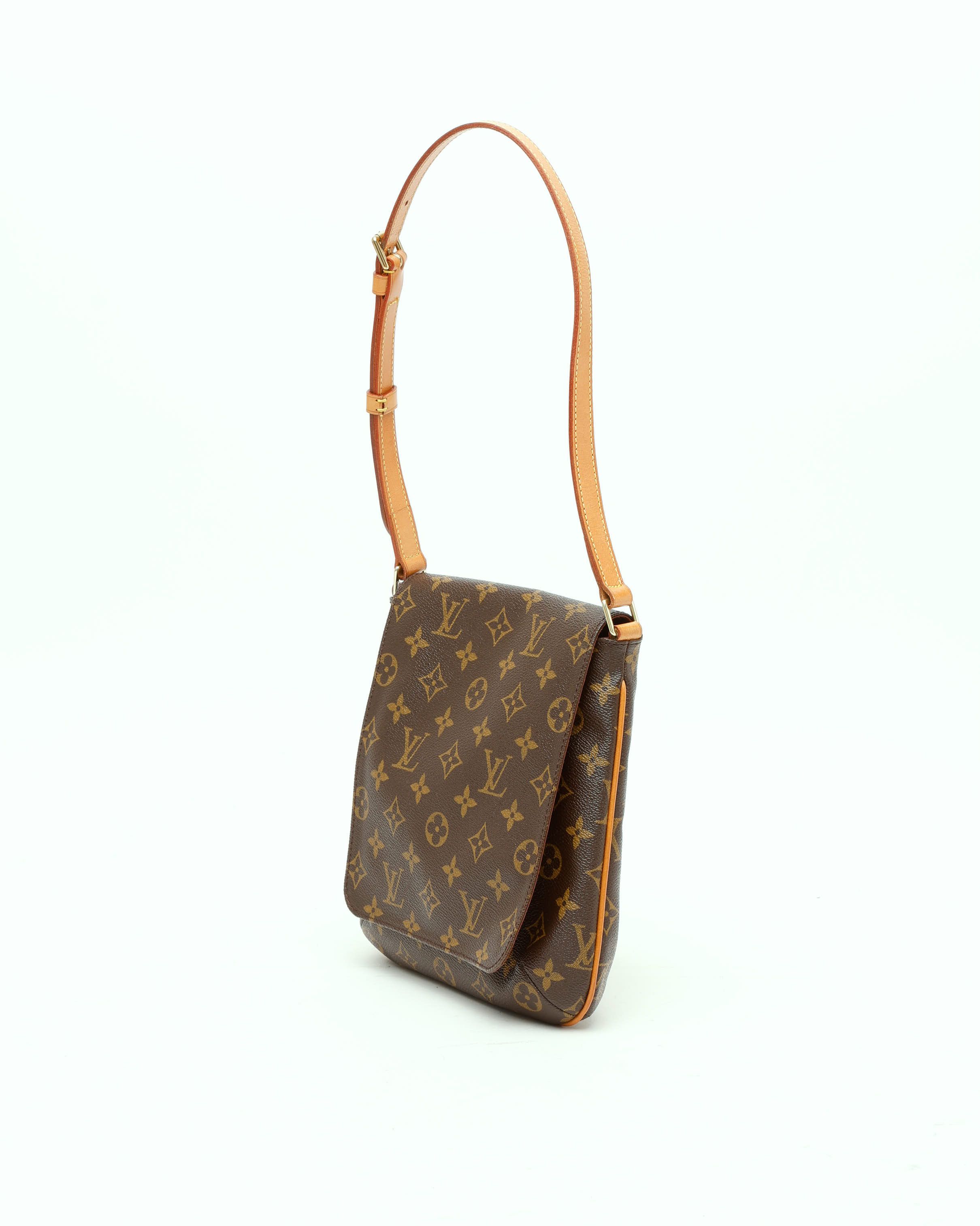 Pre-owned Louis Vuitton Monogram Musette Salsa Bag In Brown