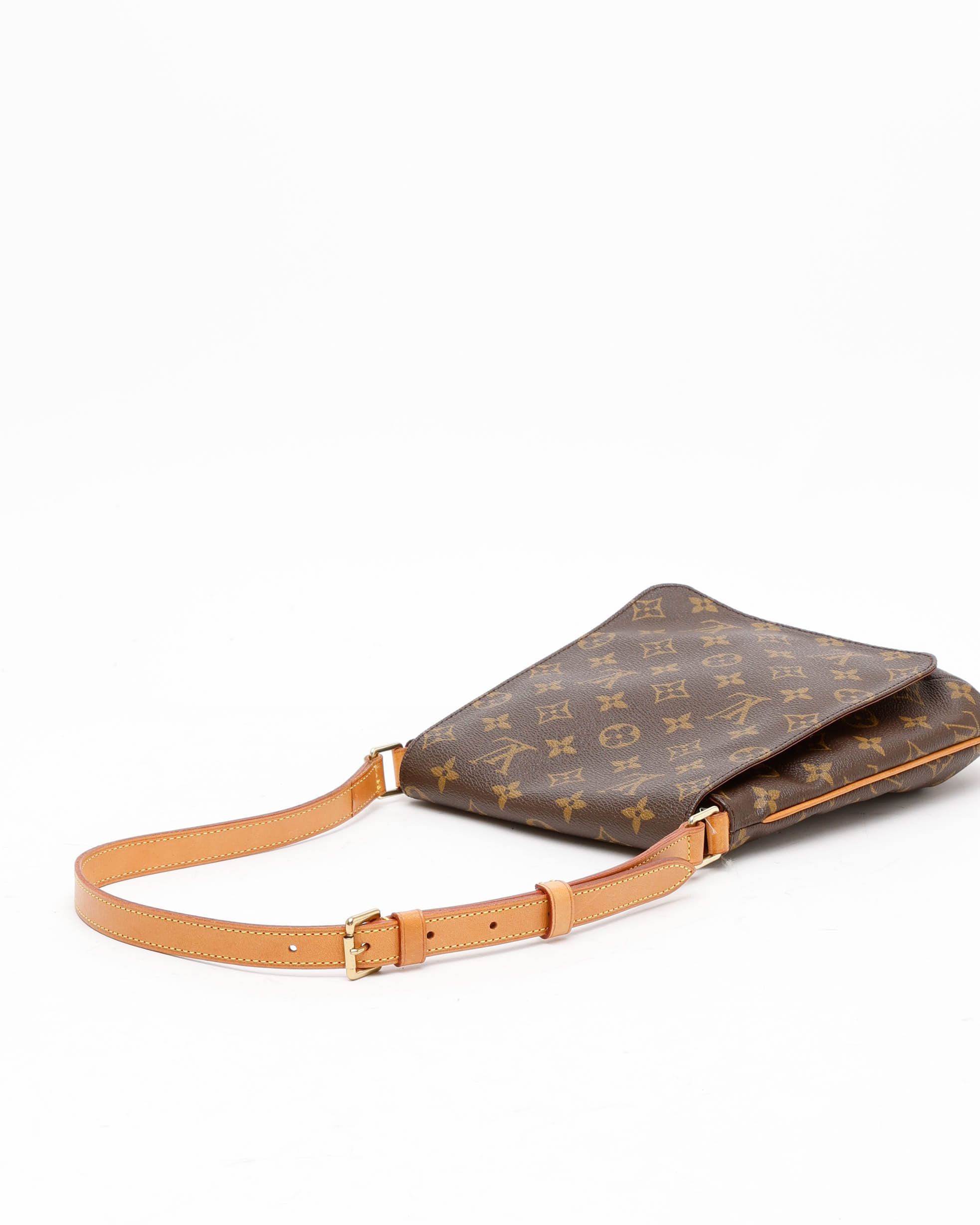 Pre-owned Louis Vuitton Monogram Musette Salsa Bag In Brown