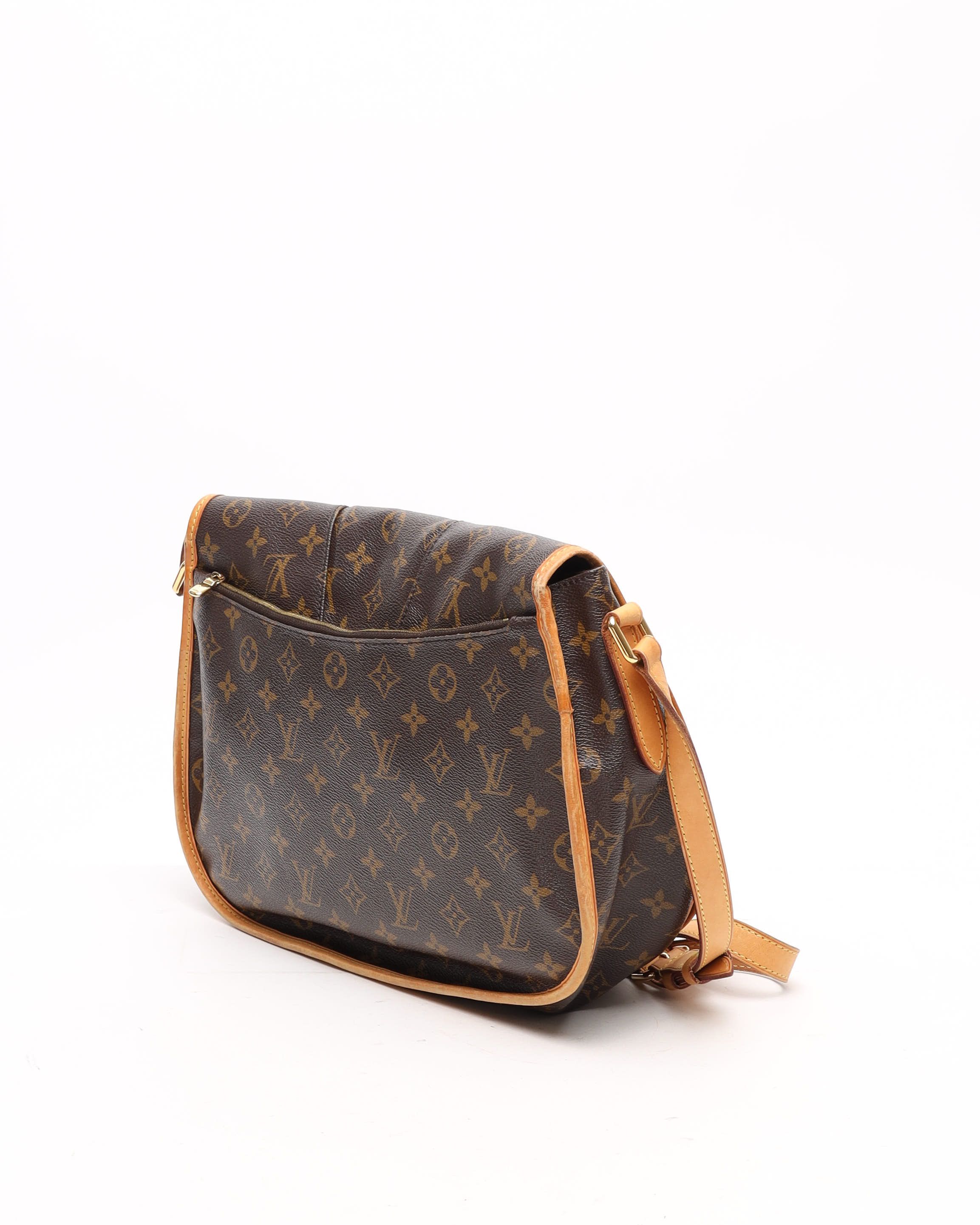 Pre-owned Louis Vuitton Monogram Menilmontant Mm Bag In Brown
