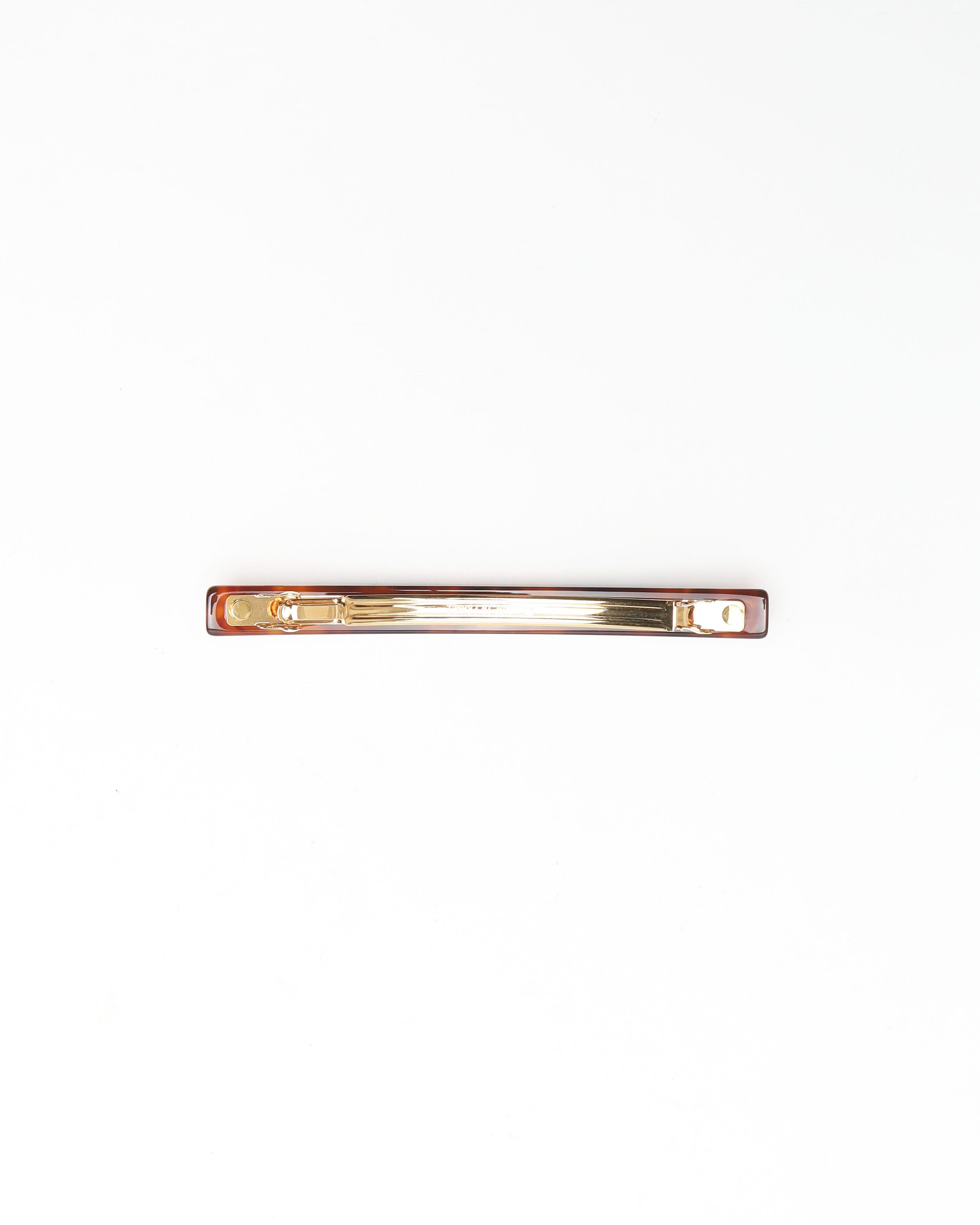 Pre-owned Louis Vuitton Logo Hair Clip In Brown