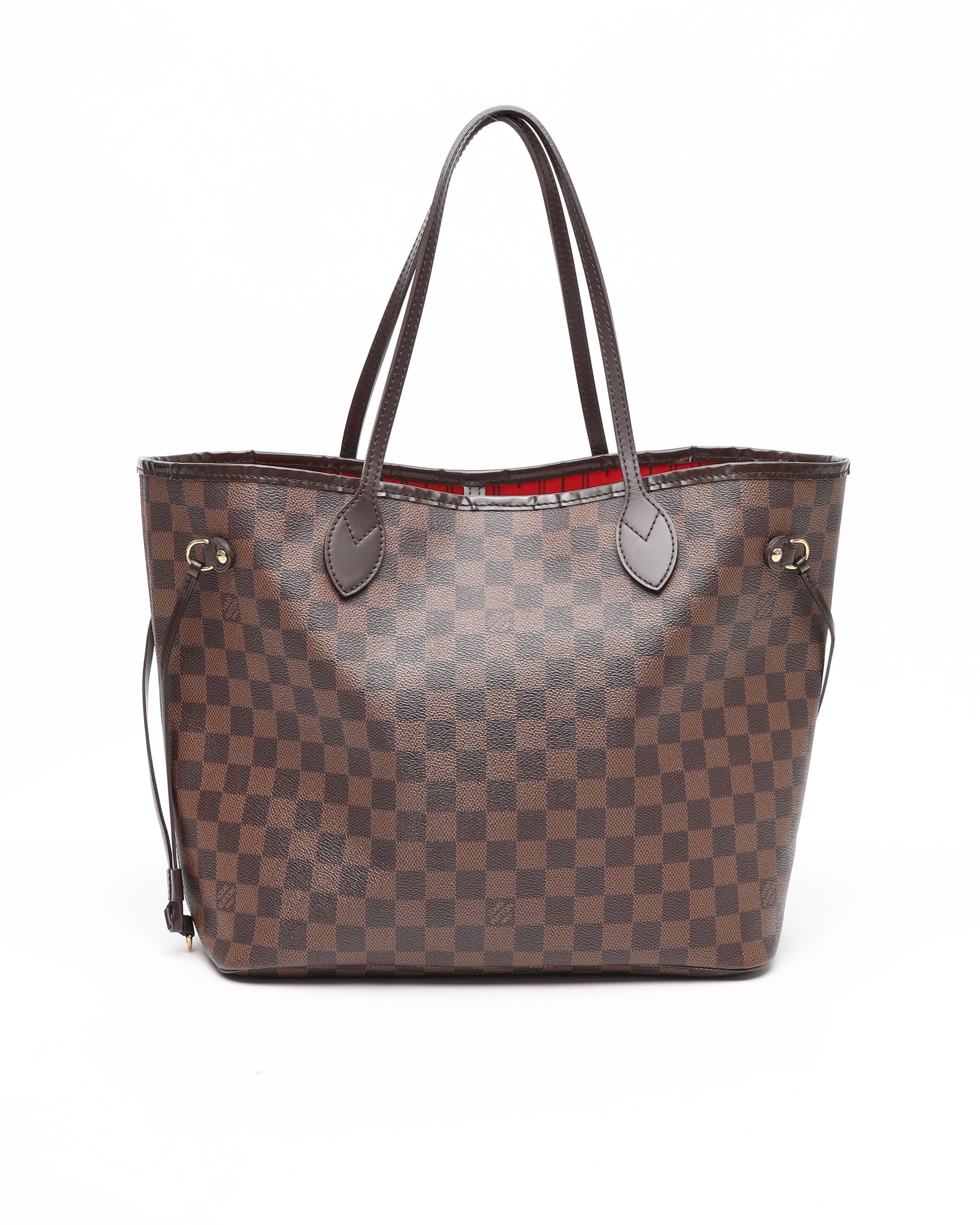 Pre-owned Louis Vuitton Damier Neverfull Mm Tote Bag In Brown