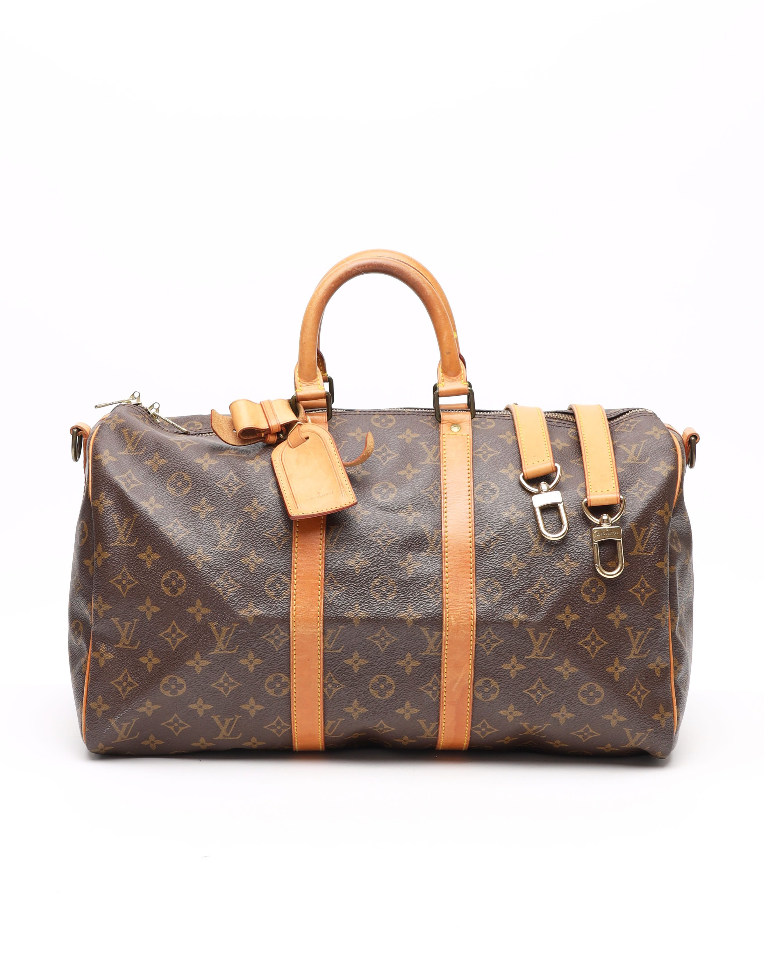 Louis Vuitton Monogram Keepall Bandoulière 45 Weekend Bag