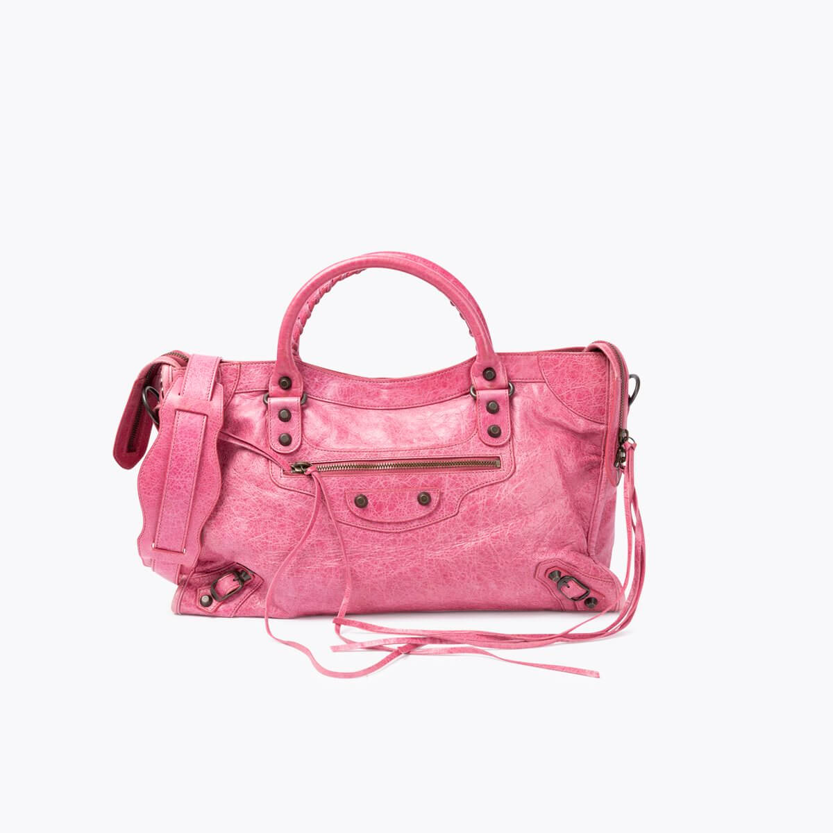 BALENCIAGA Motocross Classic City Shoulder Bag