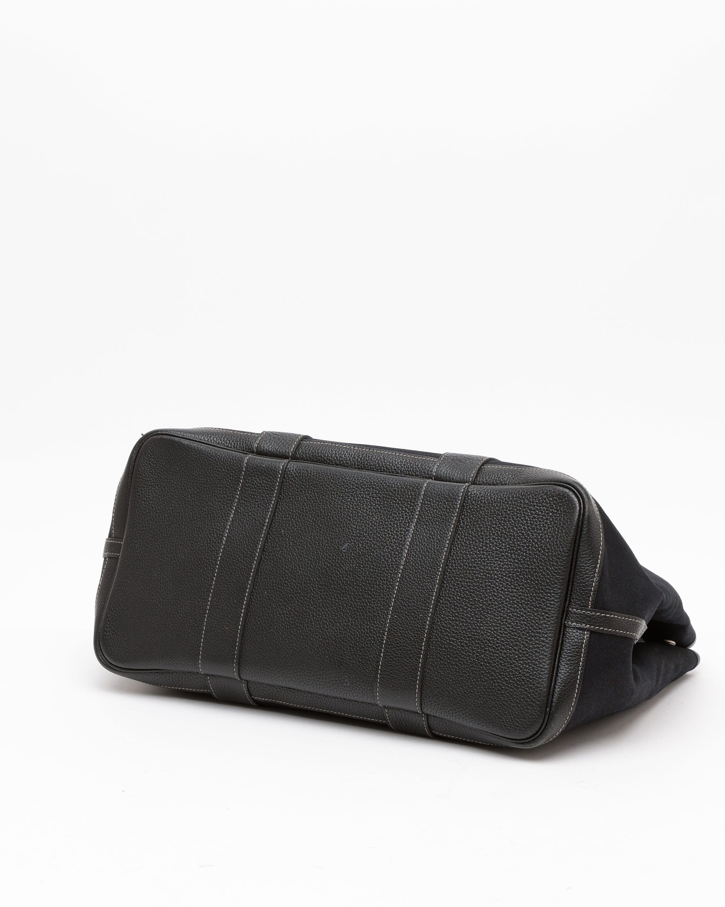 Pre-owned Hermes Hermès Garden Party 36 Bag In Black