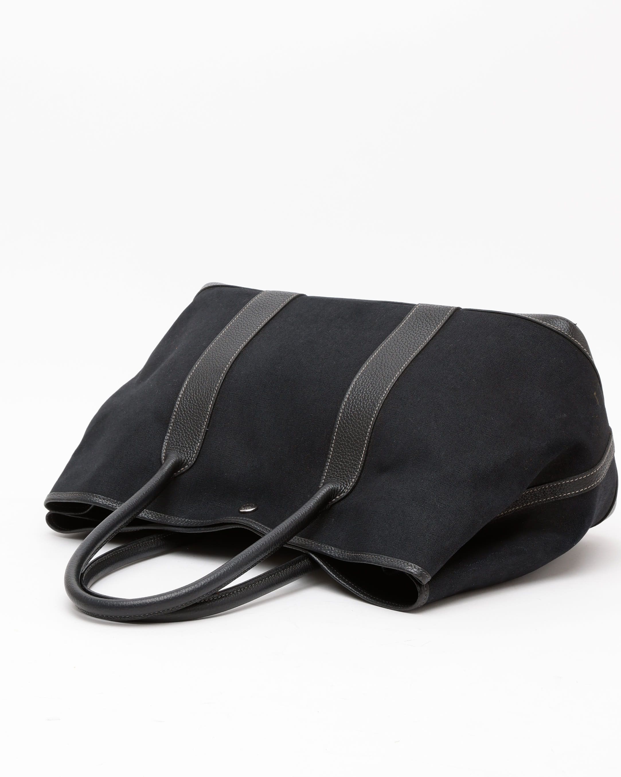 Pre-owned Hermes Hermès Garden Party 36 Bag In Black