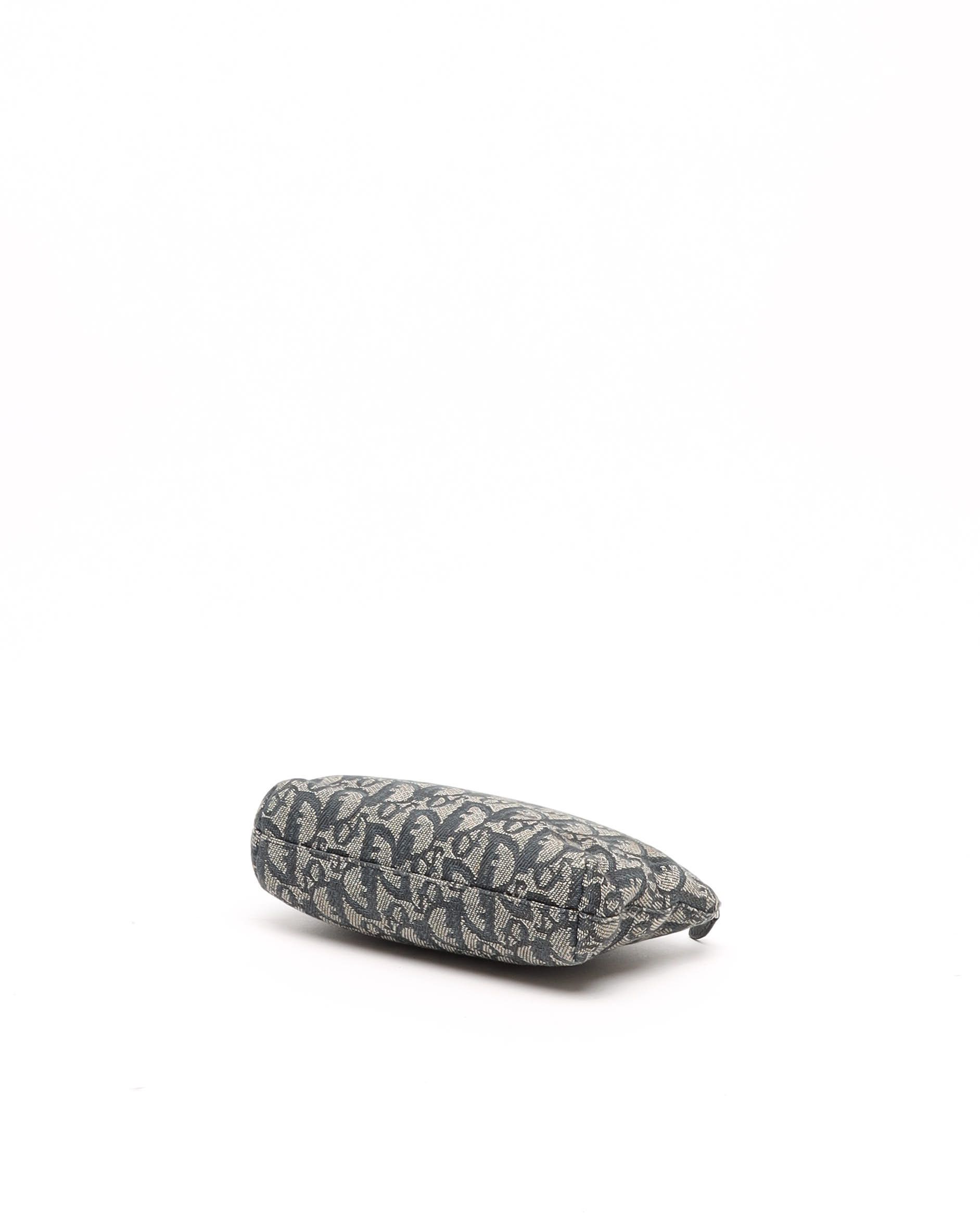 Dior Christian   Oblique Toiletry Pouch In Gray