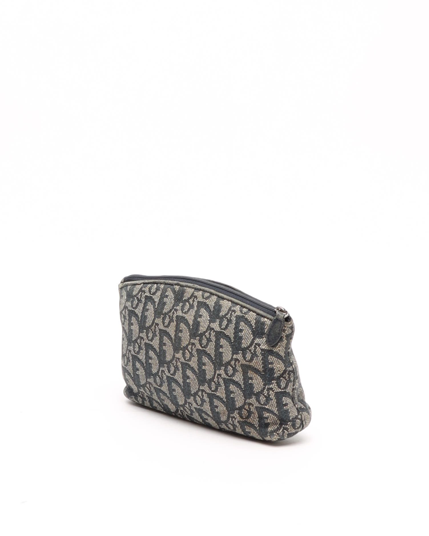Dior Christian   Oblique Toiletry Pouch In Gray