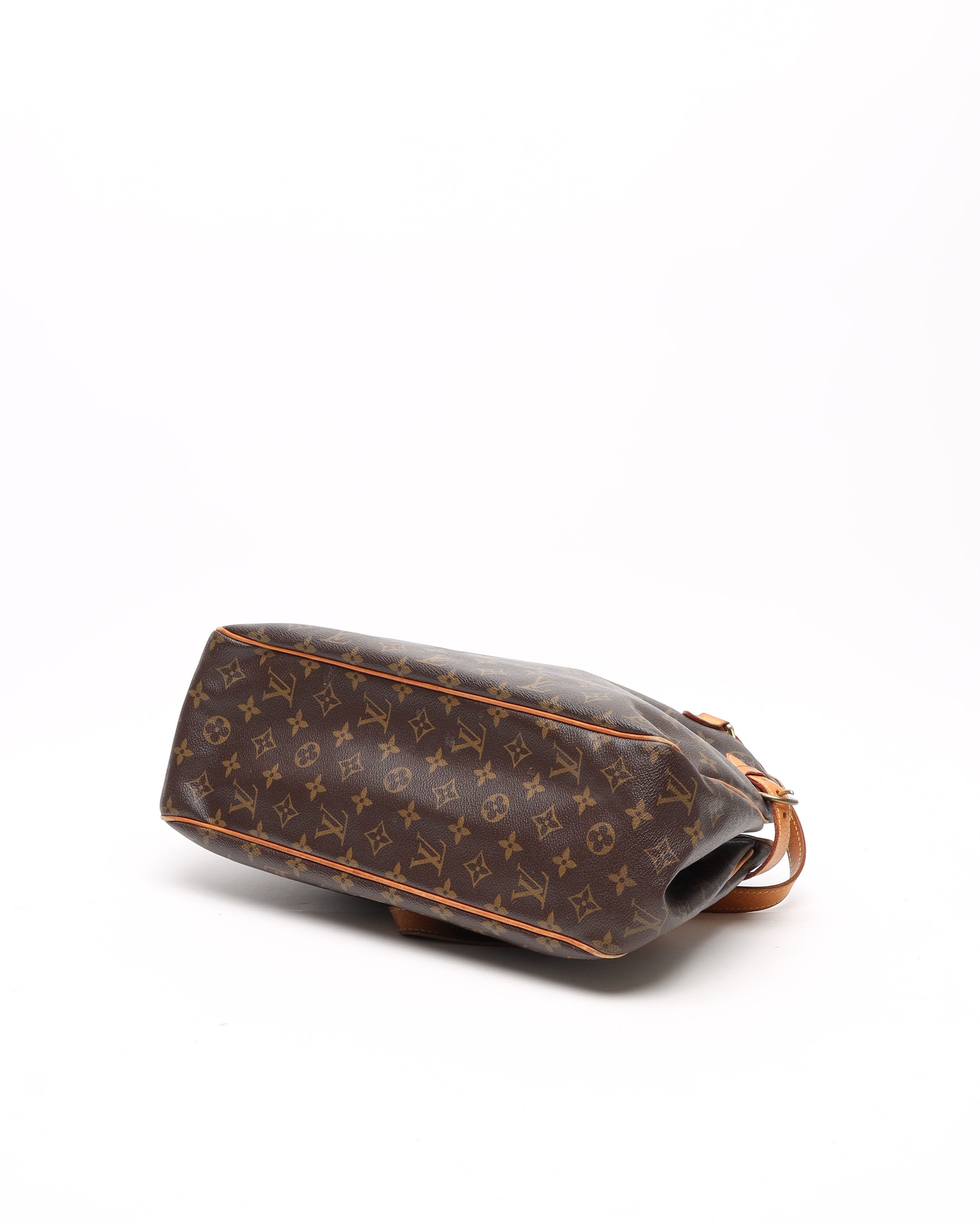 Pre-owned Louis Vuitton Monogram Batignolles Horizontal Tote Bag In Brown
