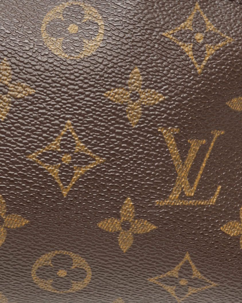 Pre-owned Louis Vuitton Cosmetic Pouch In Brown