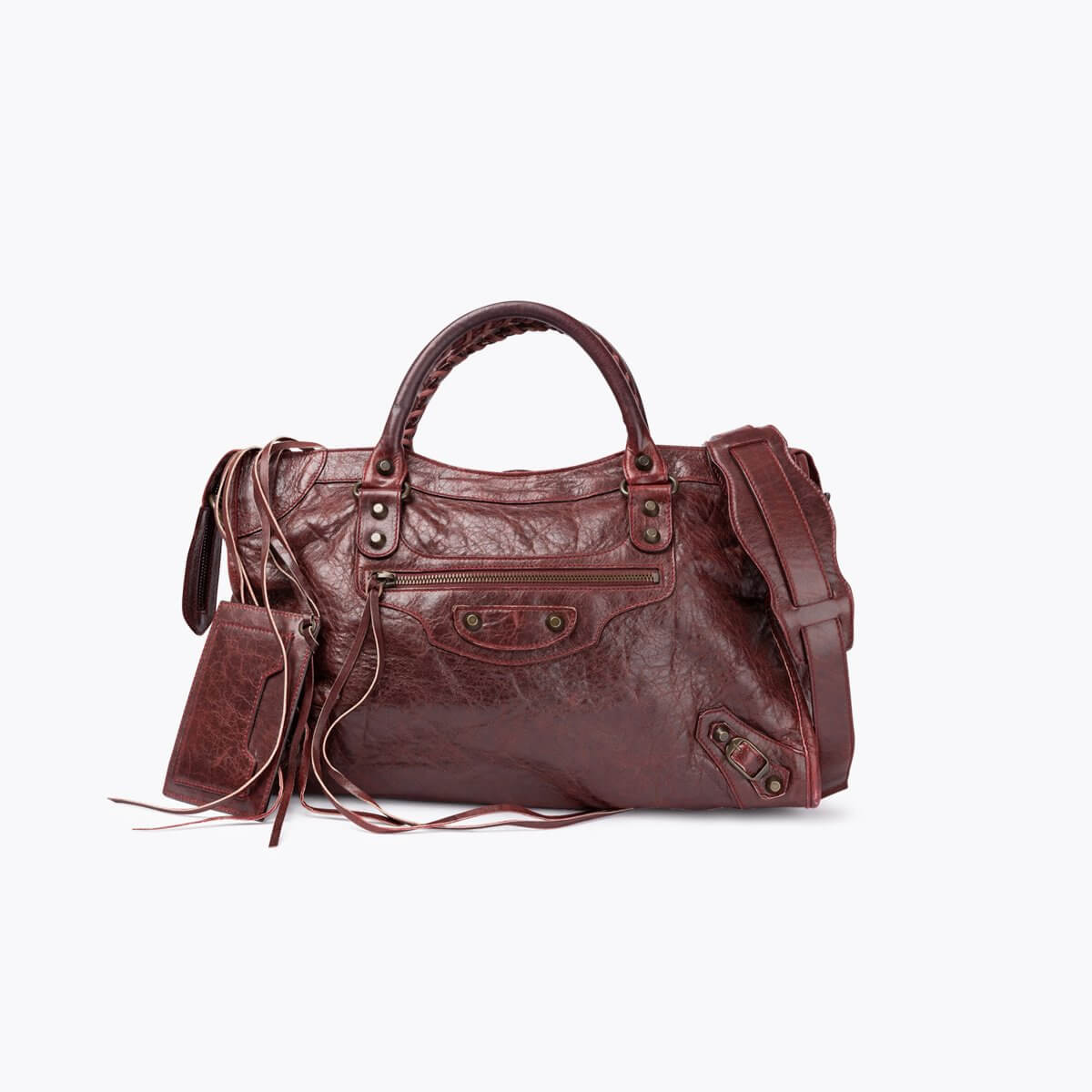 BALENCIAGA Motocross Classic City Shoulder Bag