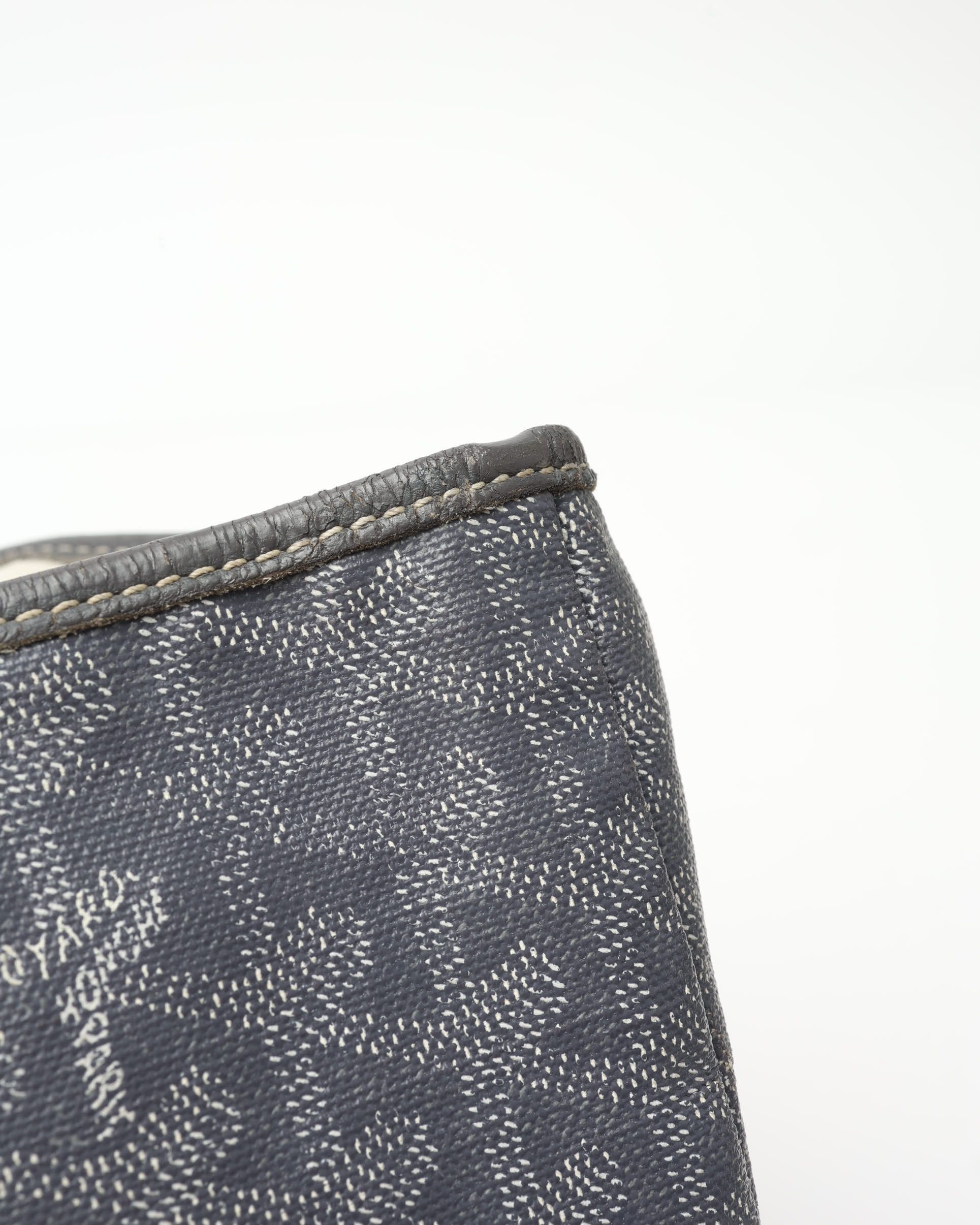 Pre-owned Goyard Saint Louis Pm Tote Bag In Gray