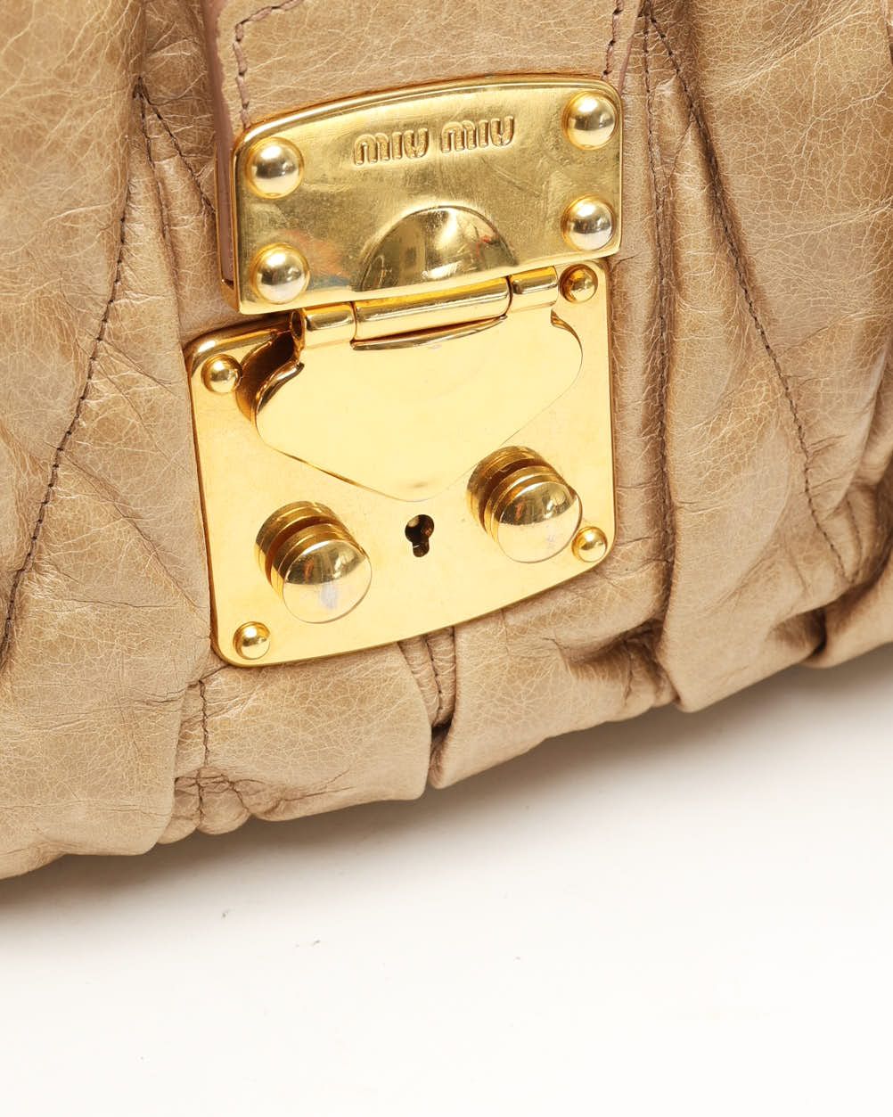 Miu Miu Matelassé Lux Bag