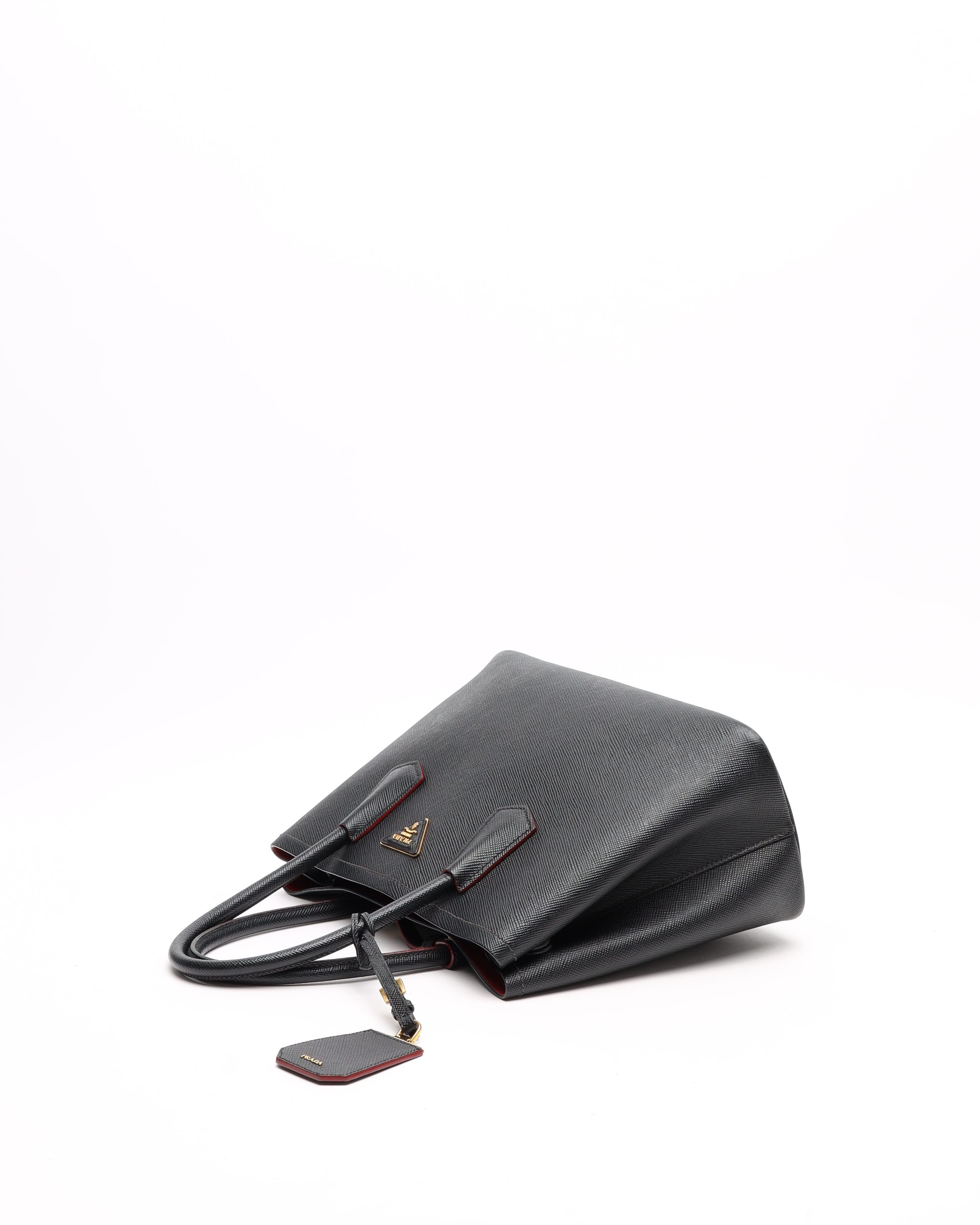 Prada Madium Double Saffiano Bag