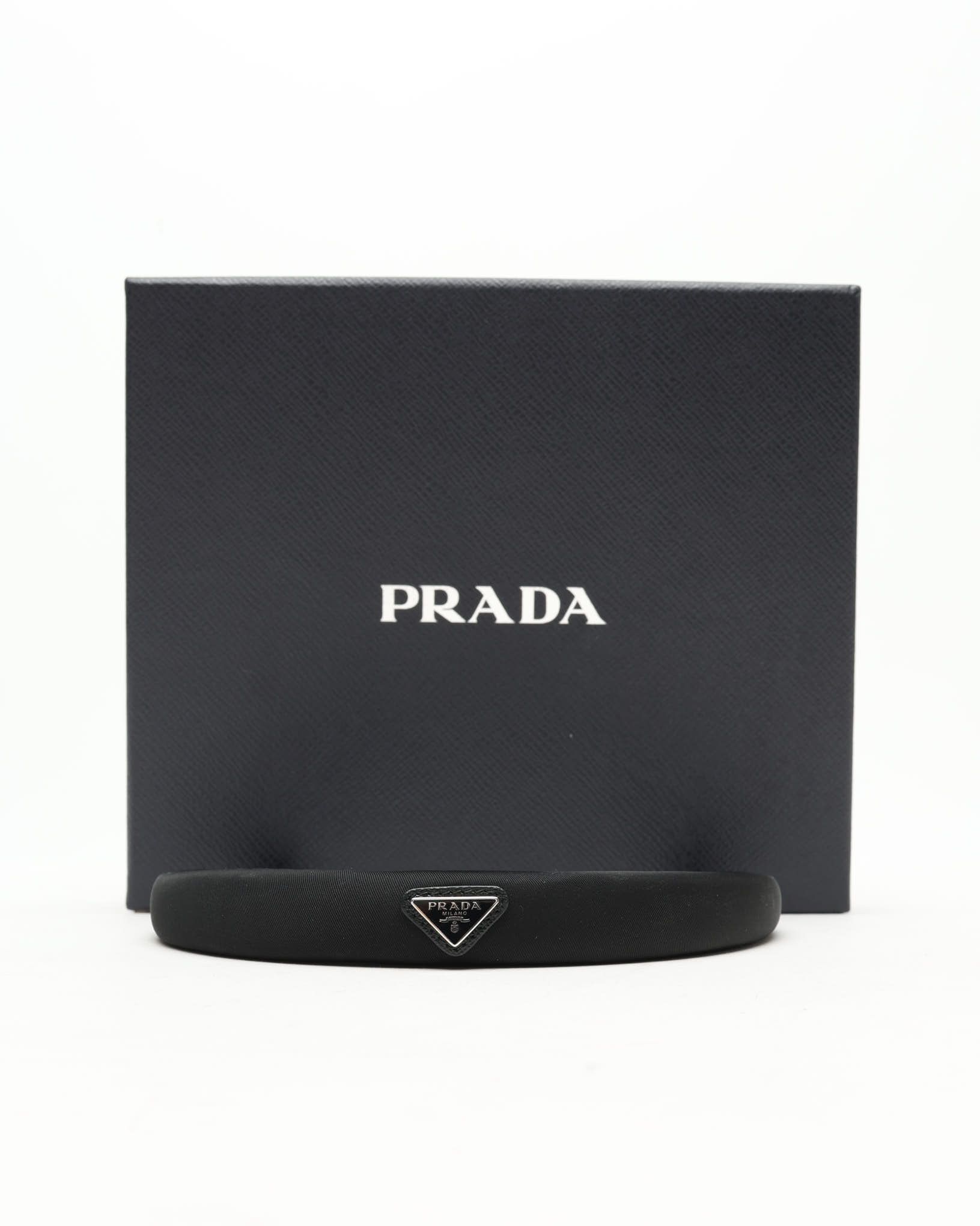 Prada Logo Tessuto Headband