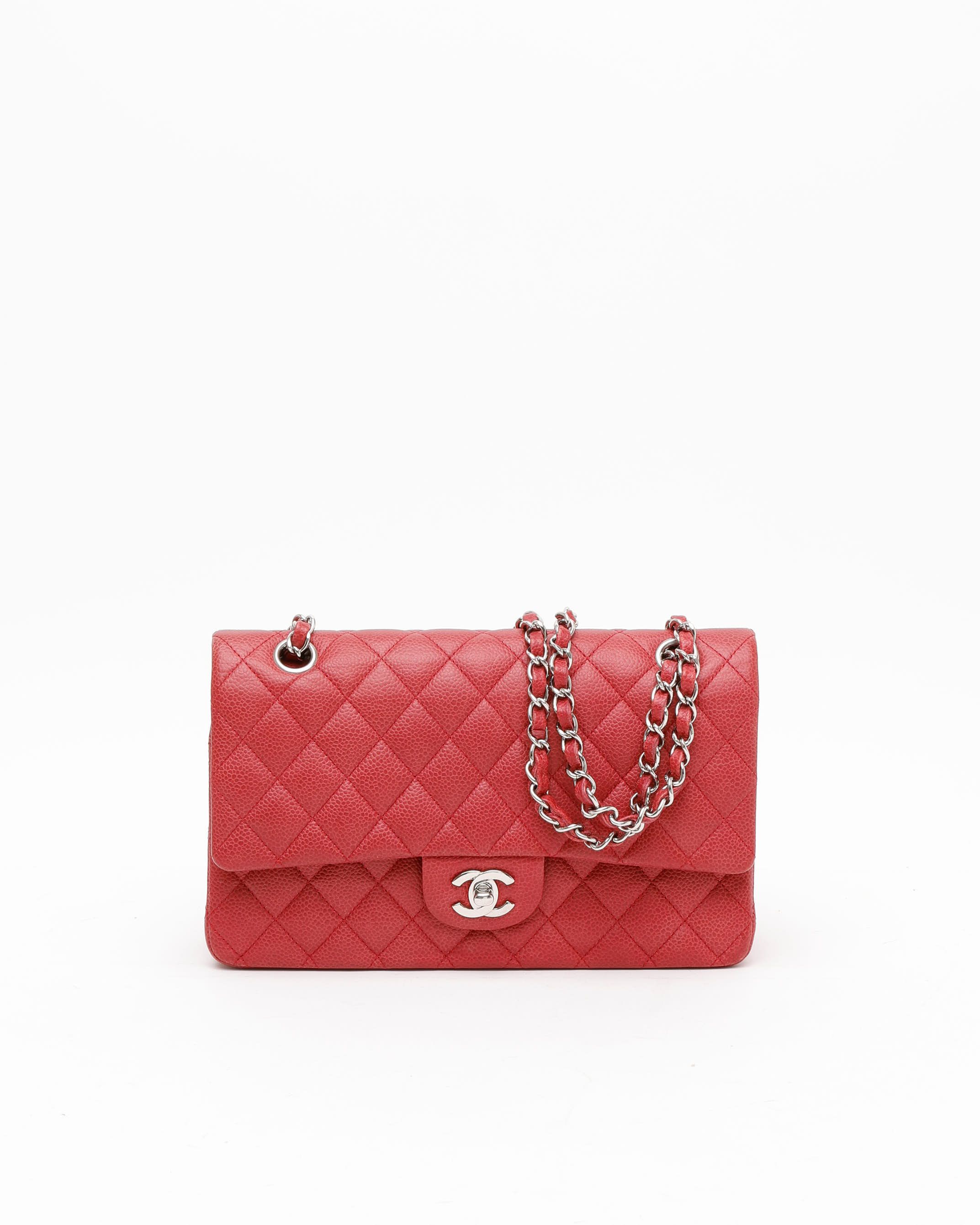 Chanel Classic Caviar Medium Double Flap Bag