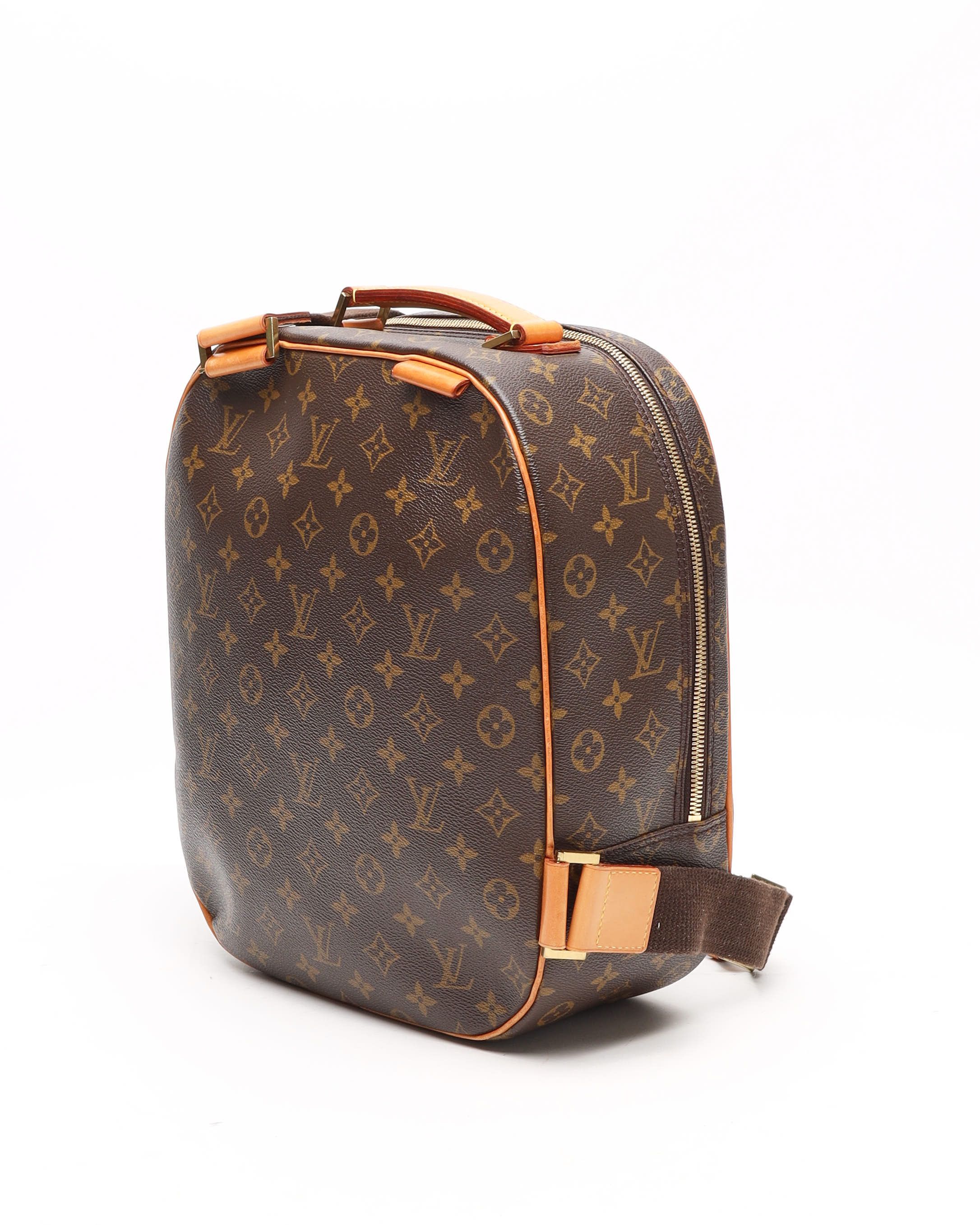 Pre-owned Louis Vuitton Monogram Packall Sac A Dos Pm Bag In Brown