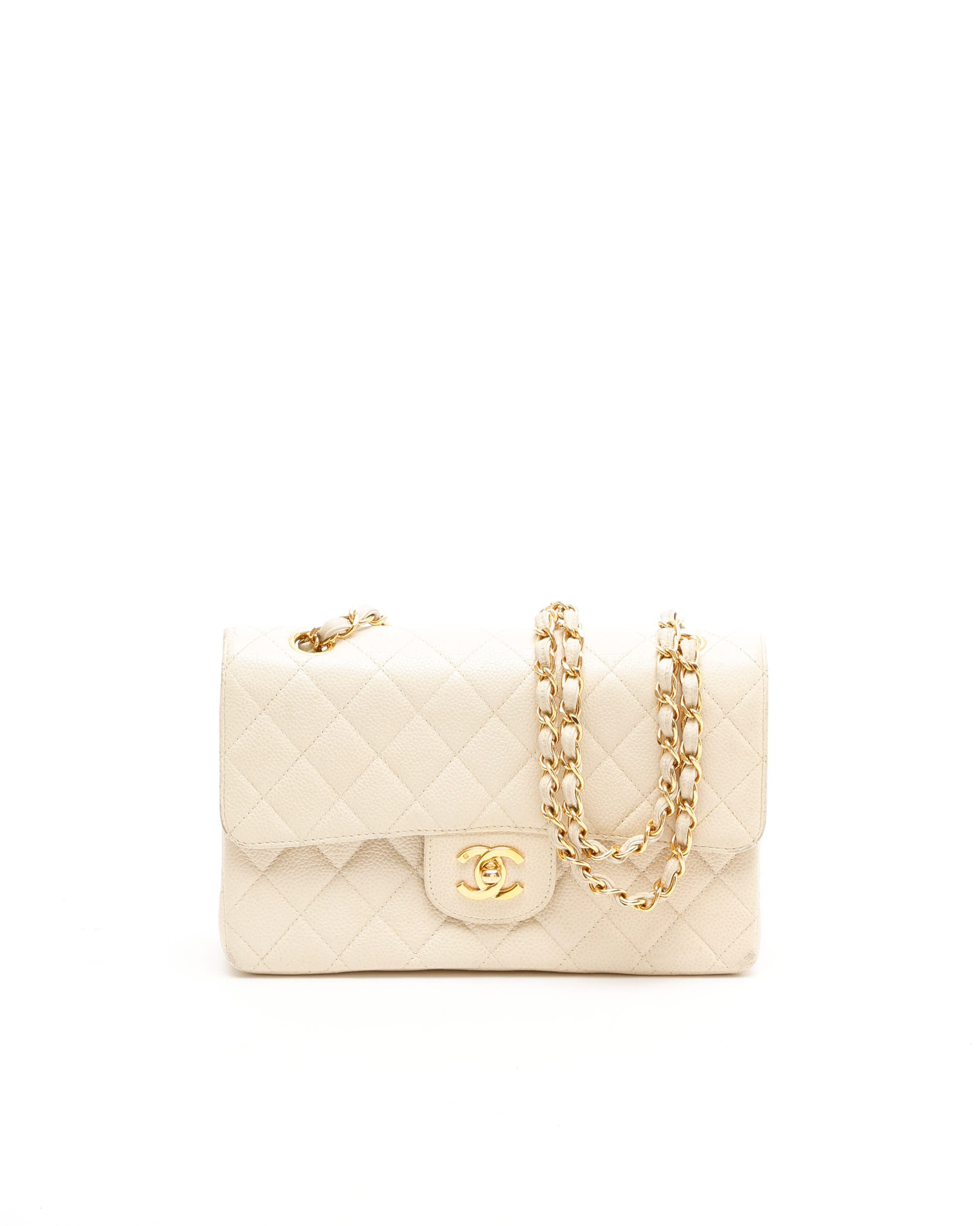 Chanel Classic Caviar Small Double Flap Bag