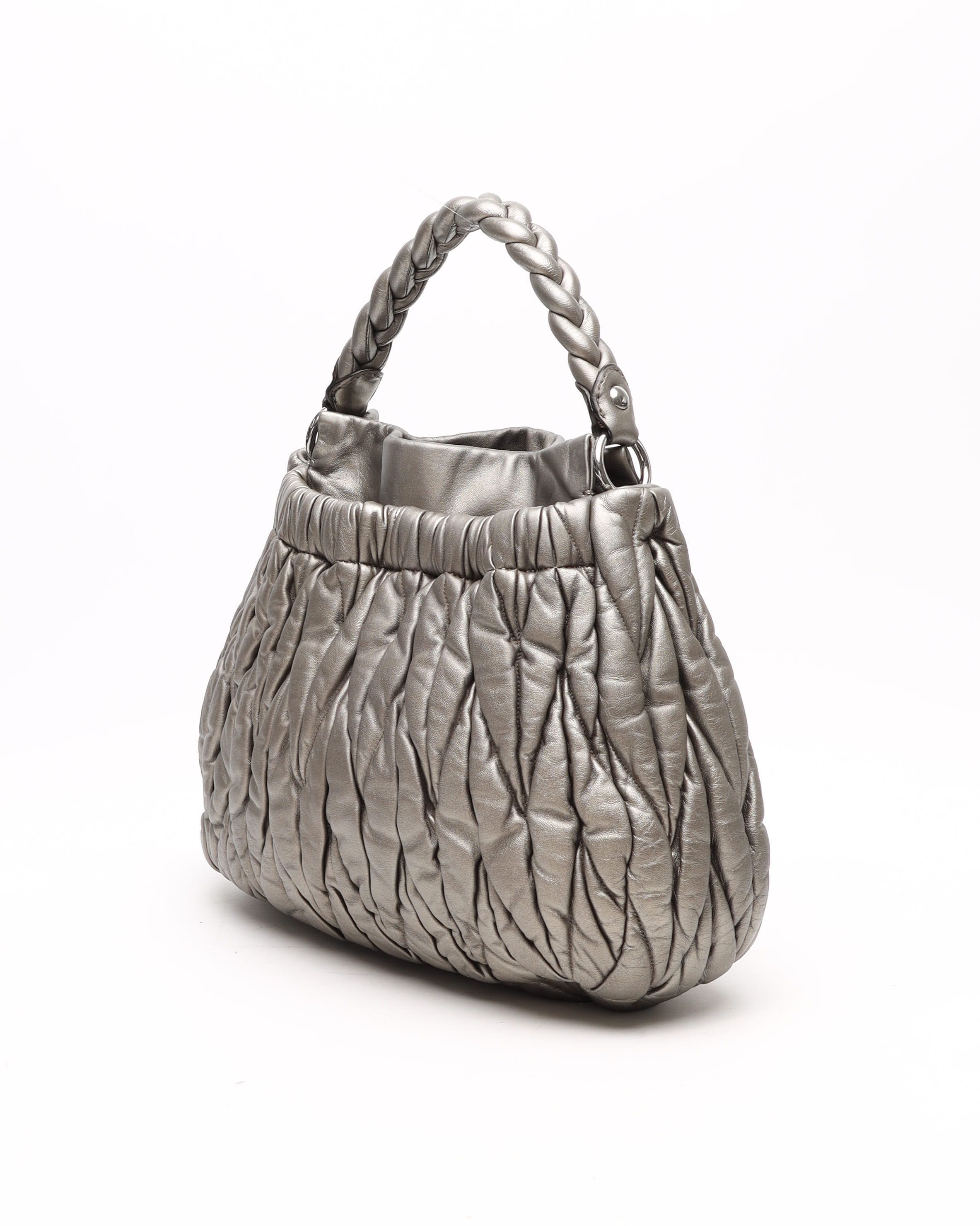 Miu Miu Matelassé Shine Bag
