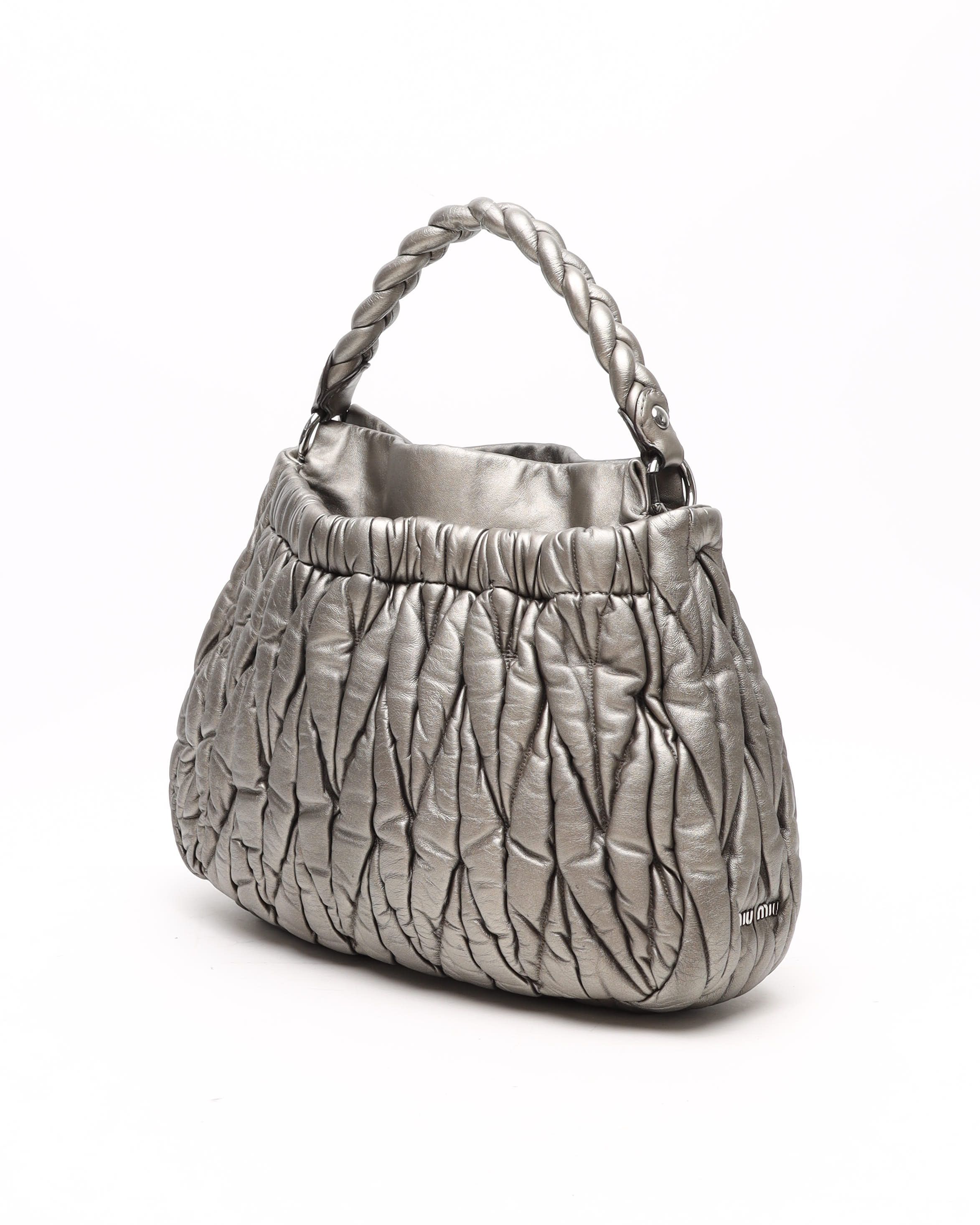 Miu Miu Matelassé Shine Bag