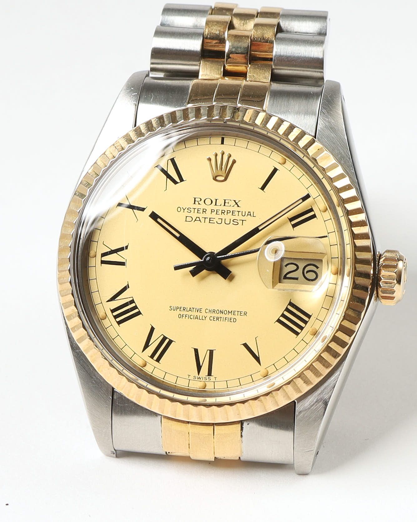 Rolex Datejust 36mm Ref 16013 Buckley Dial 1985 Watch