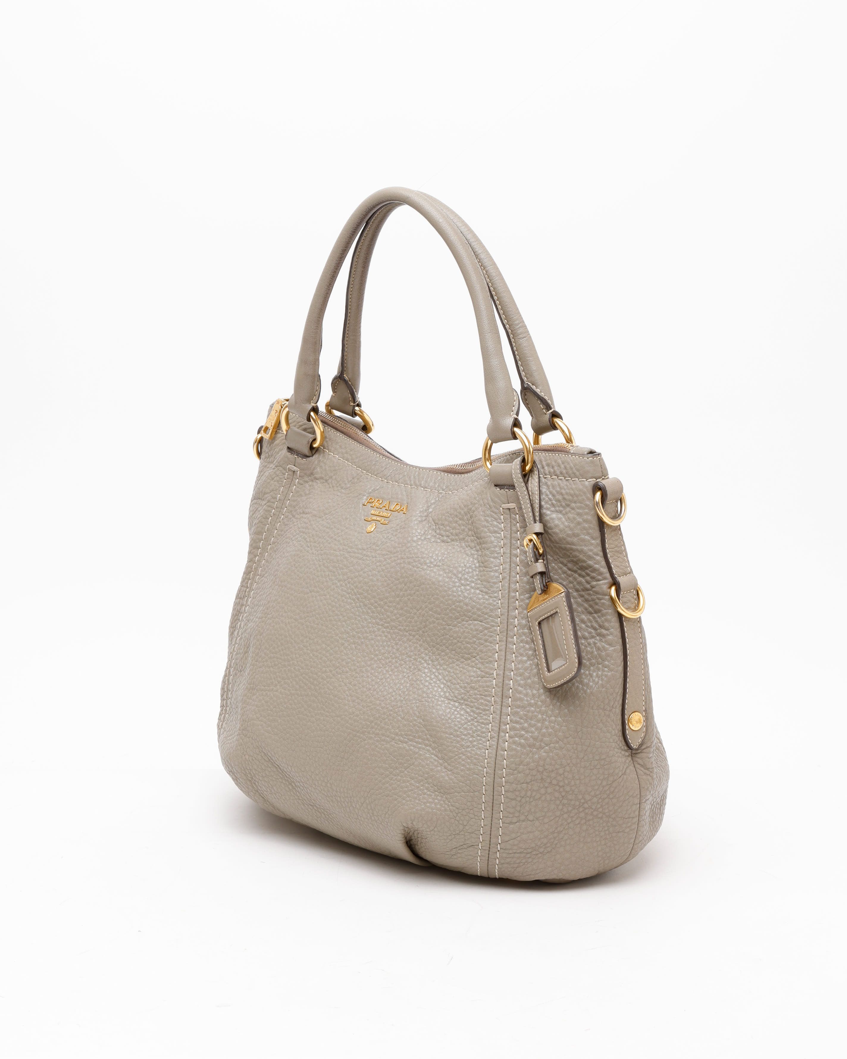 Prada Vitello Daino Tote Bag