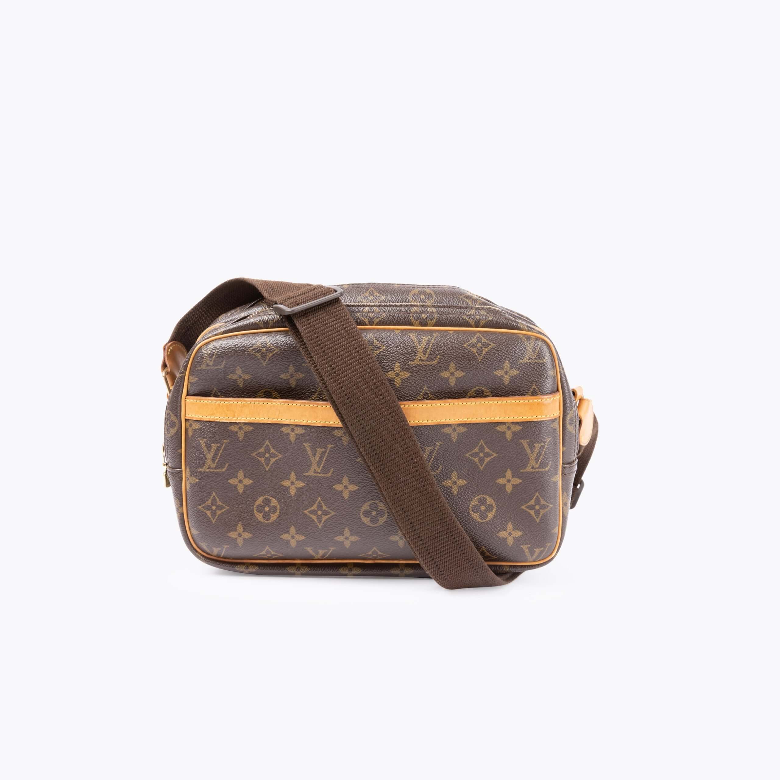 LOUIS VUITTON Monogram Reporter PM Crossbody Bag