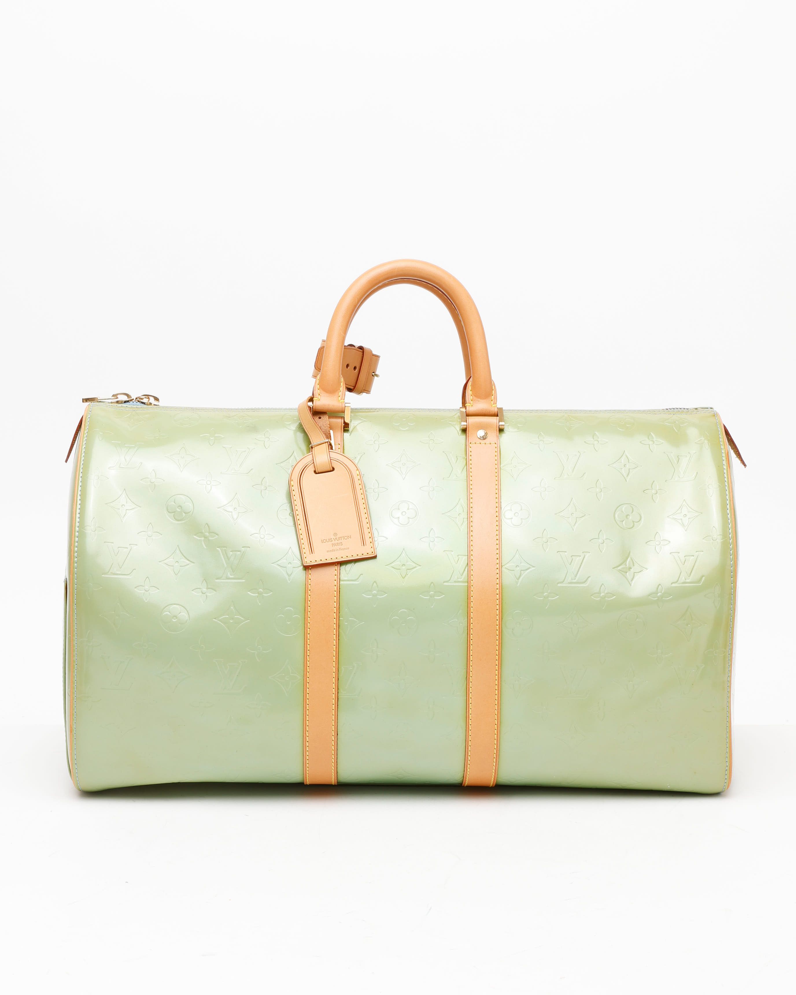 Louis Vuitton Monogram Vernis Mercer Keepall 45 Weekend Bag