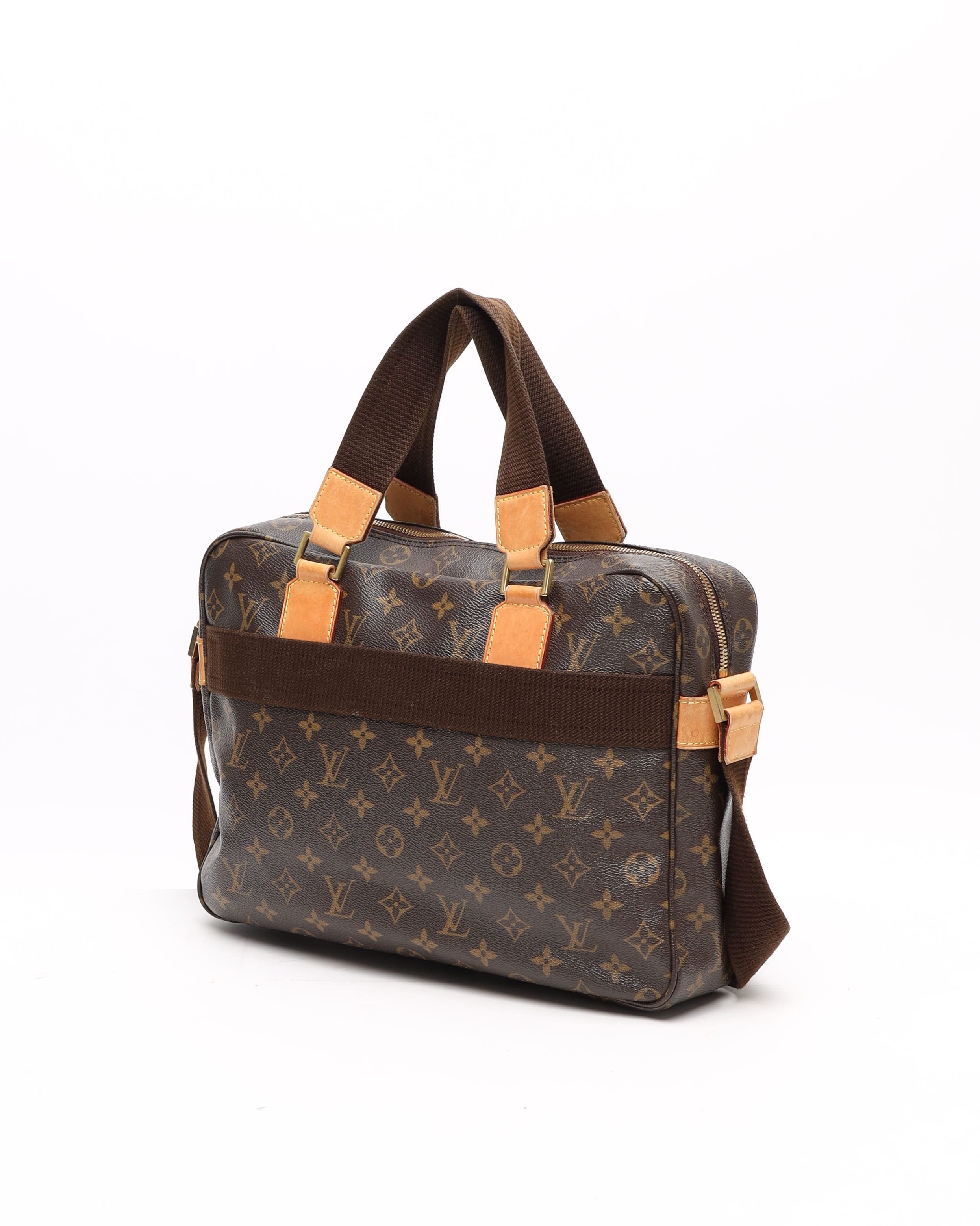 Pre-owned Louis Vuitton Monogram Sac Bosphore 2way Bag In Brown