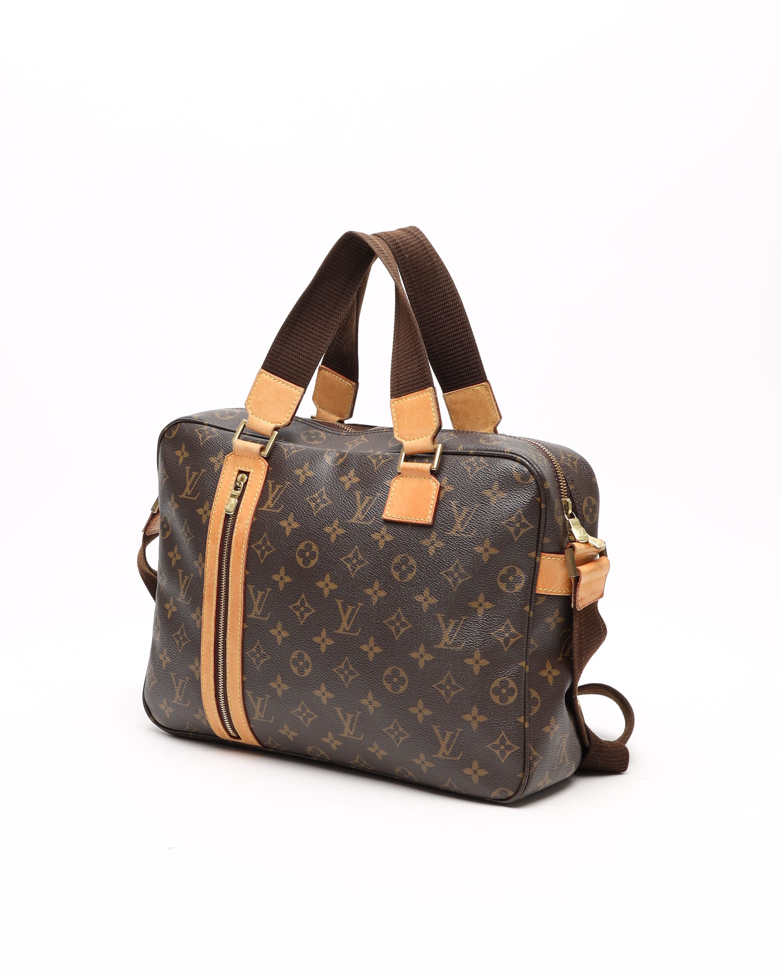 Pre-owned Louis Vuitton Monogram Sac Bosphore 2way Bag In Brown