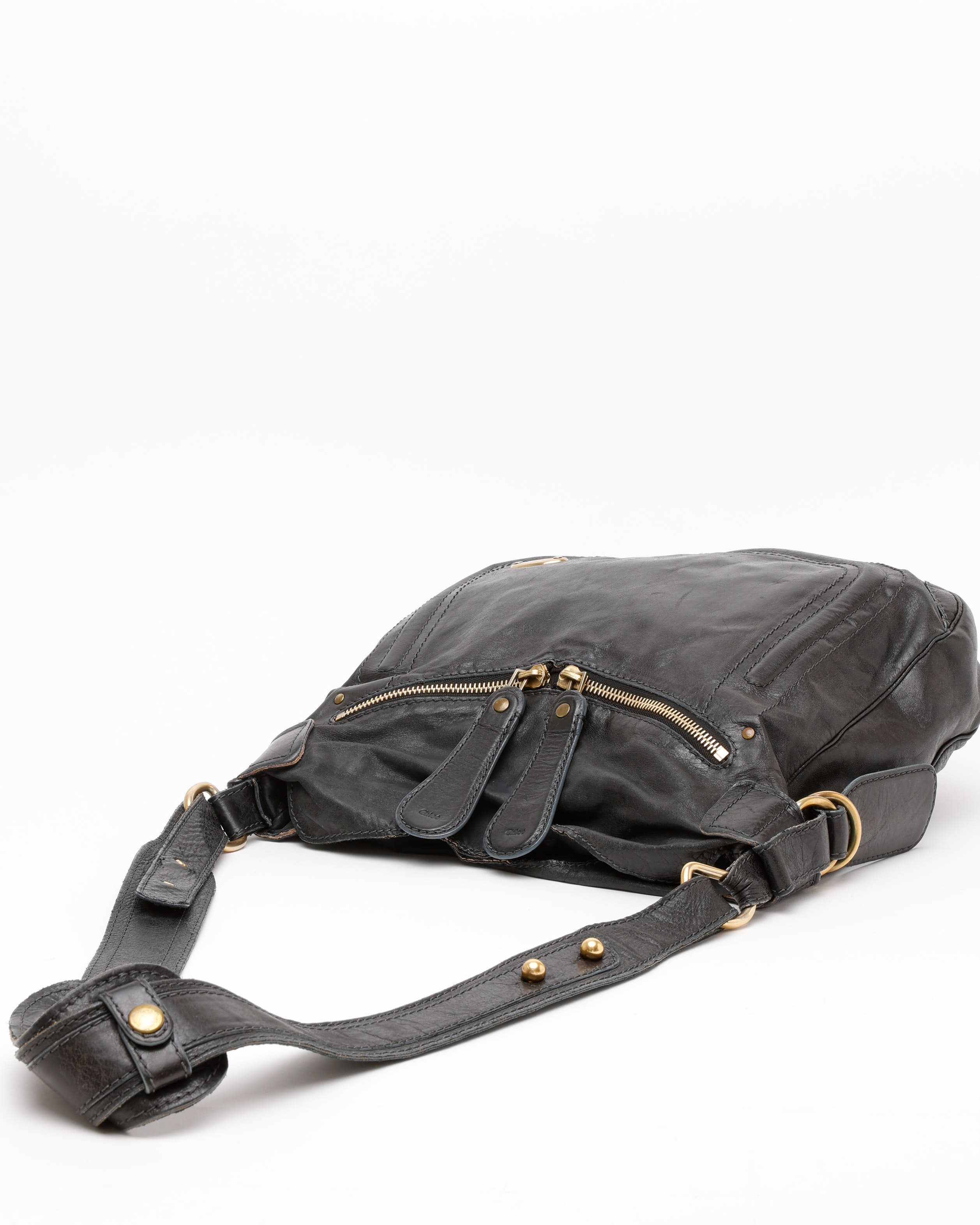 Chloé Bay Crossbody Bag In Black