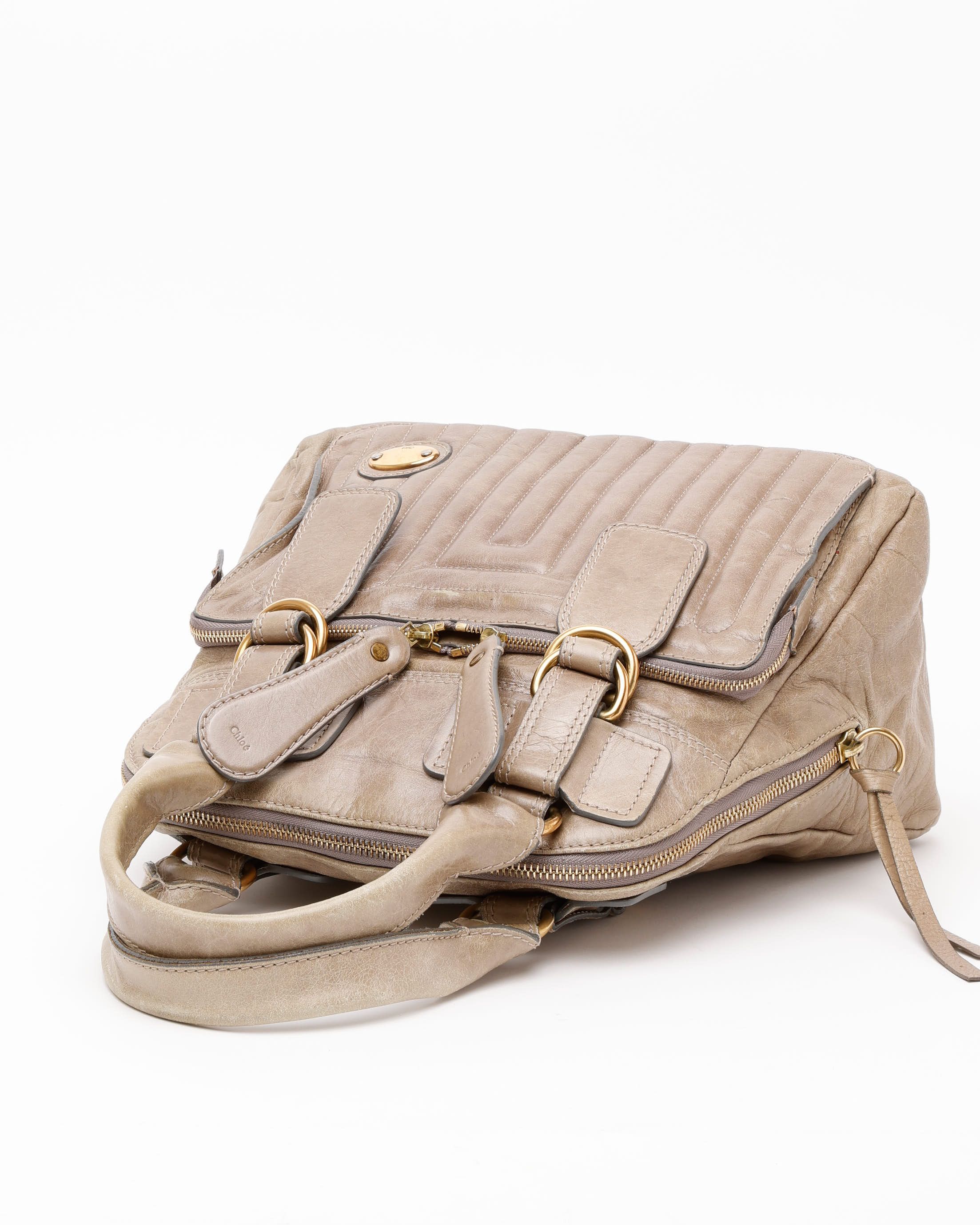Chloé Bay Handbag In Neutral