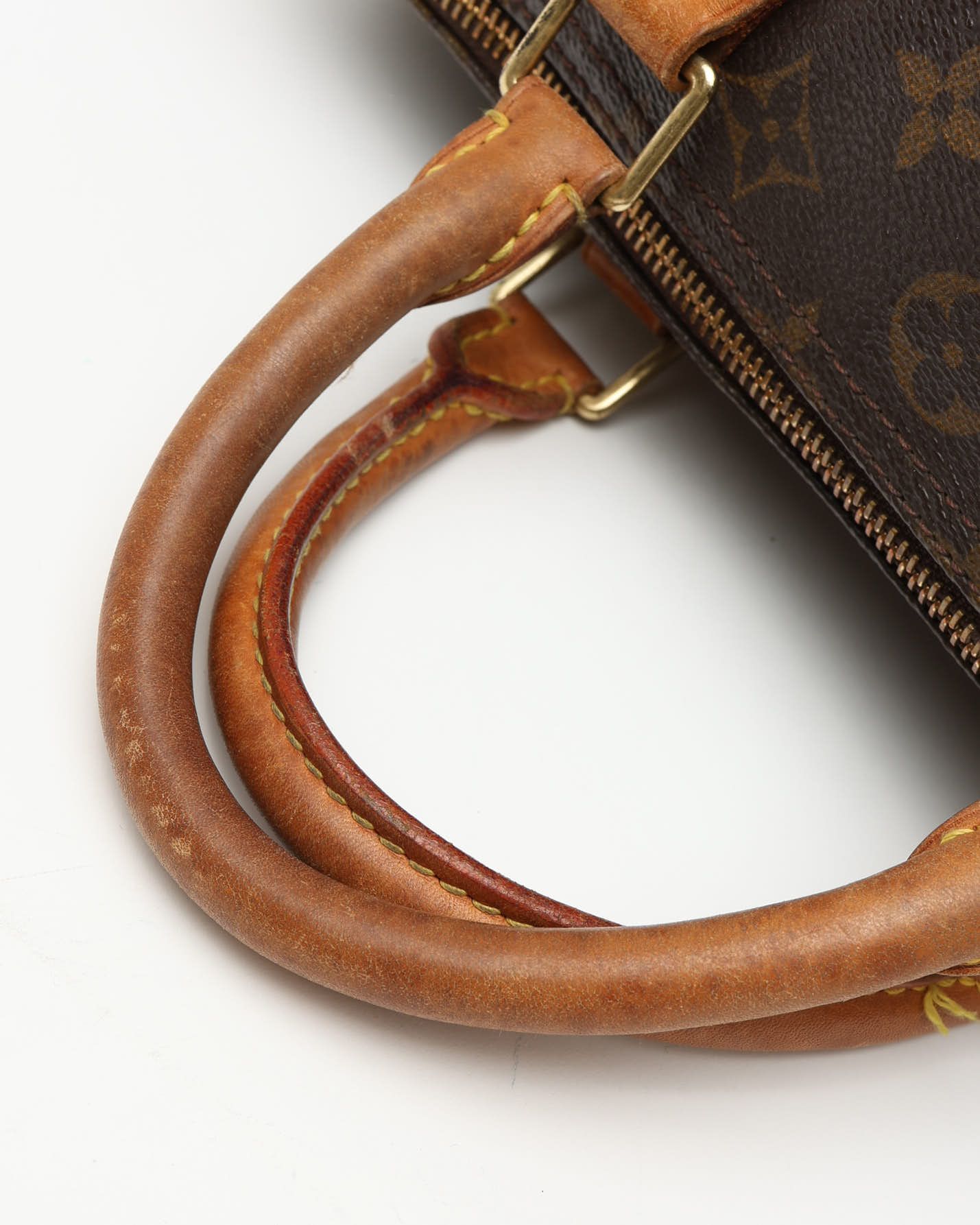 Pre-owned Louis Vuitton Monogram Speedy 30 Bag In Brown